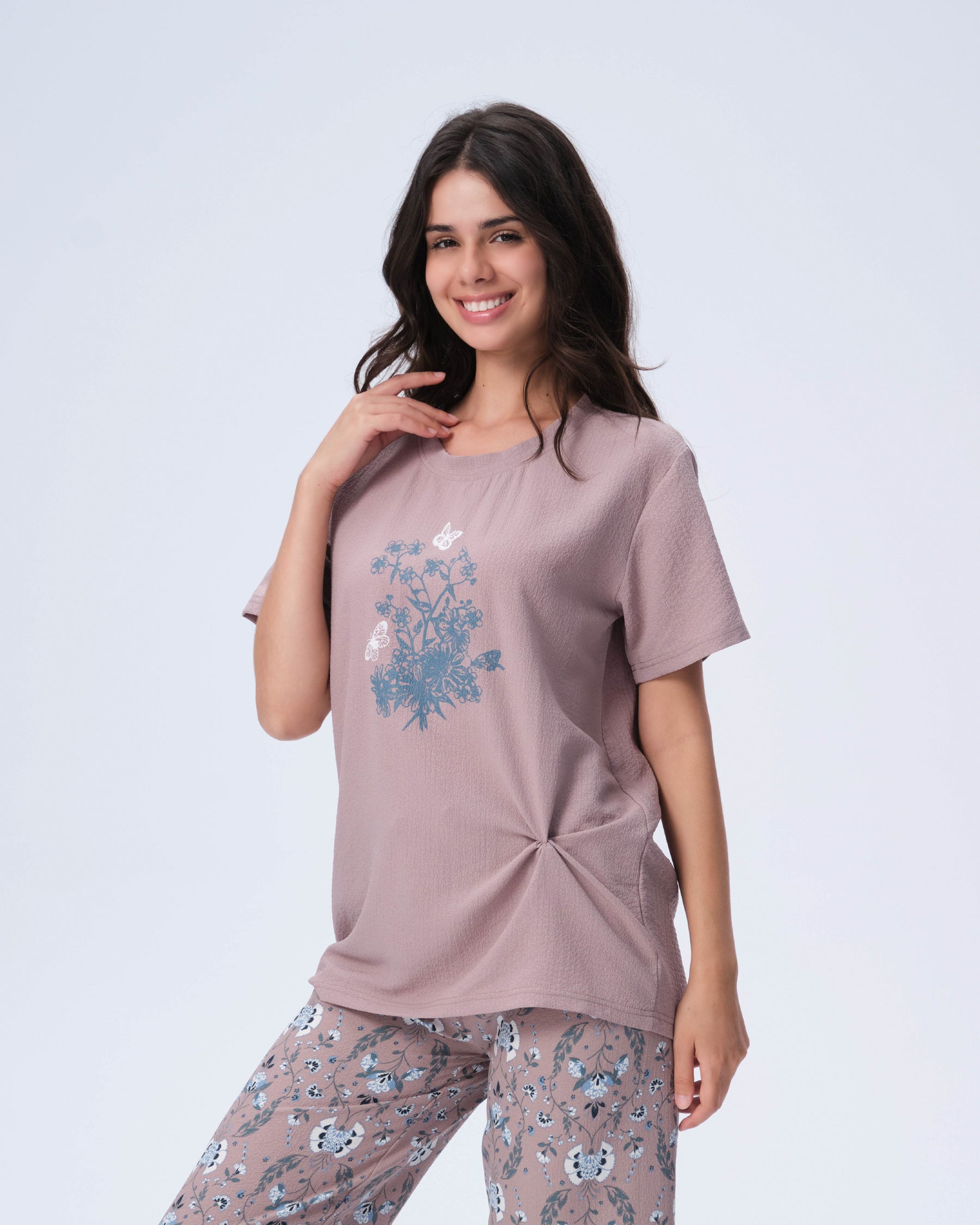 بيجامة نسائية - قطعتين (3XL-6XL)