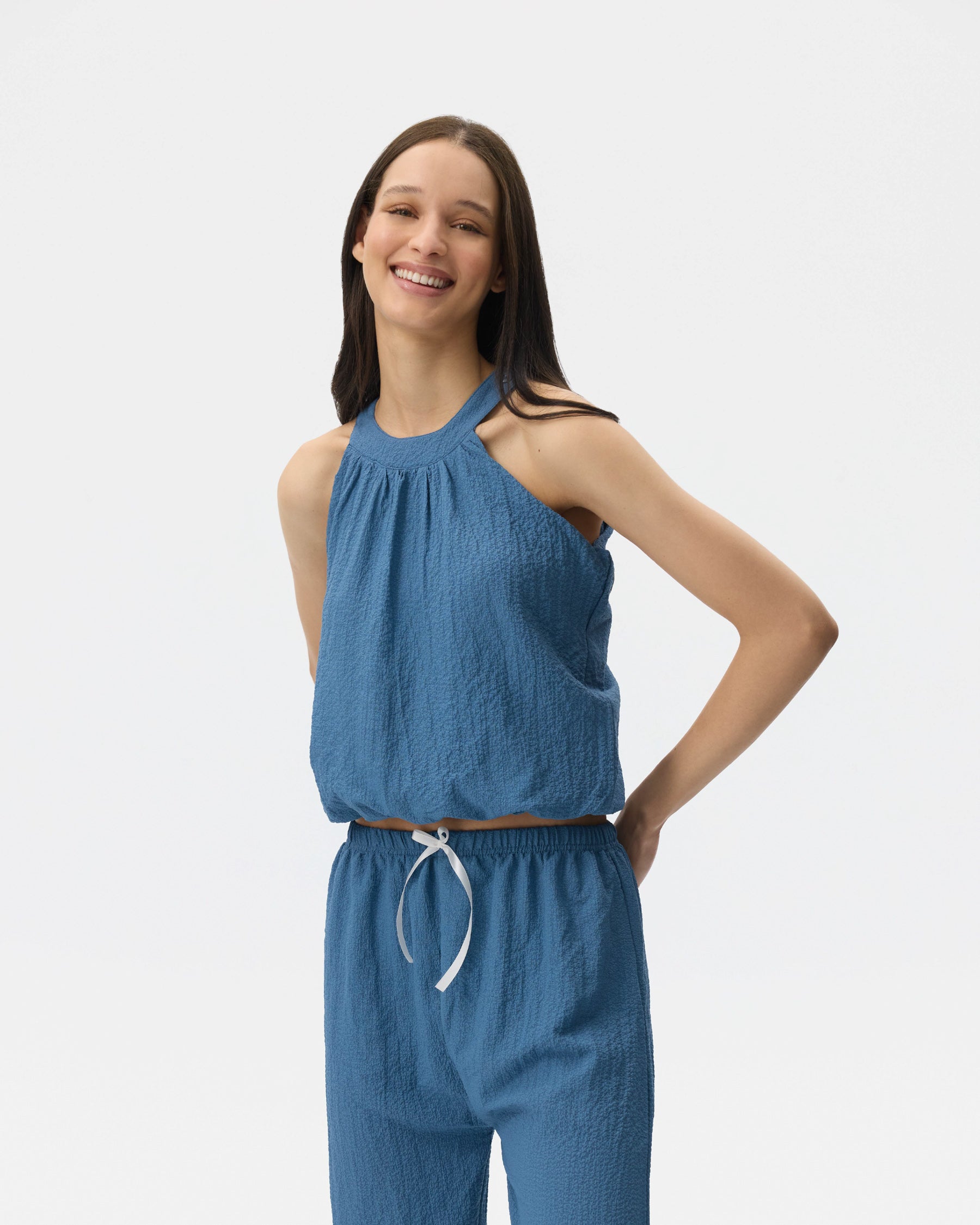 بيجامة نسائية - قطعتين (M-2XL)