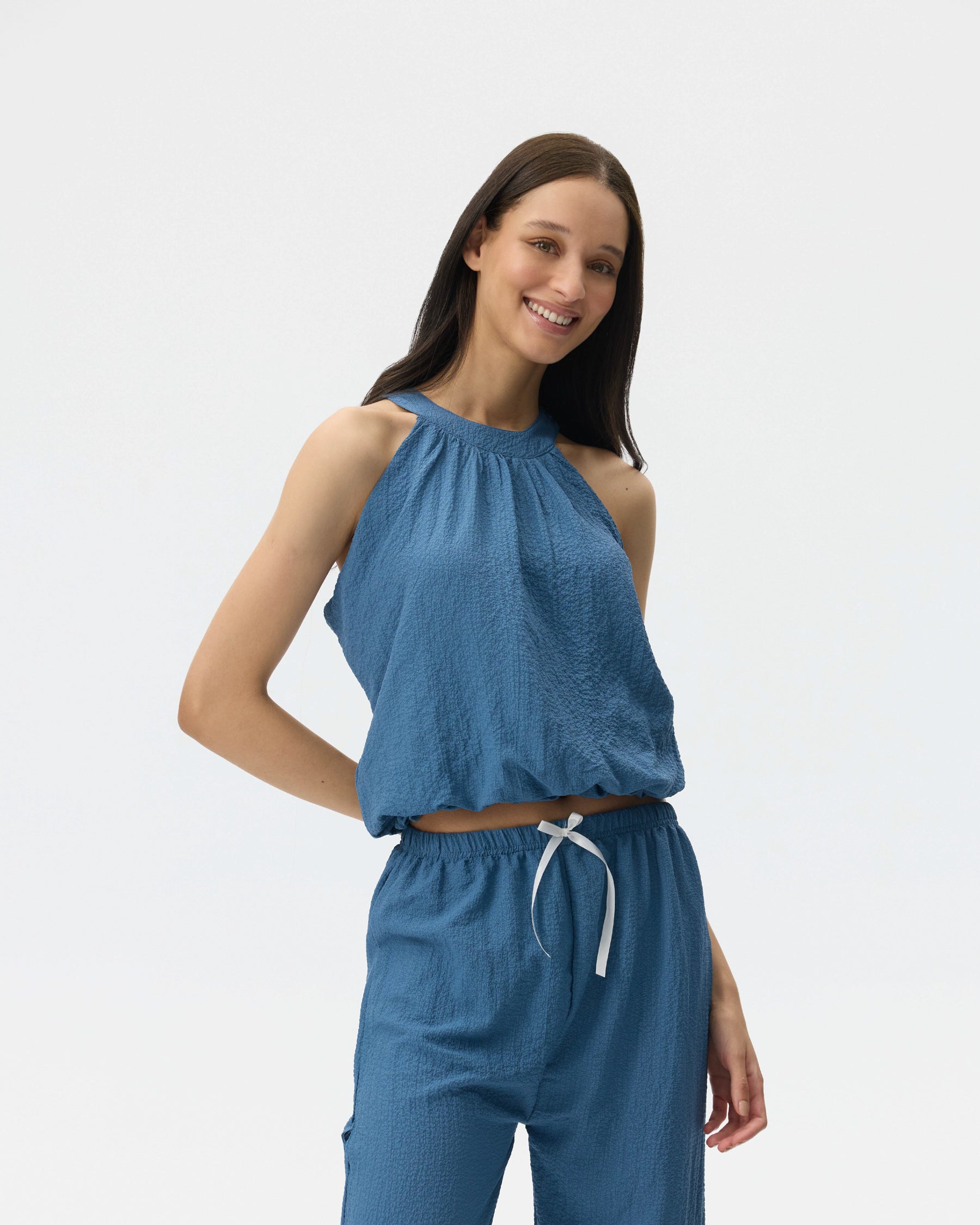 بيجامة نسائية - قطعتين (M-2XL)