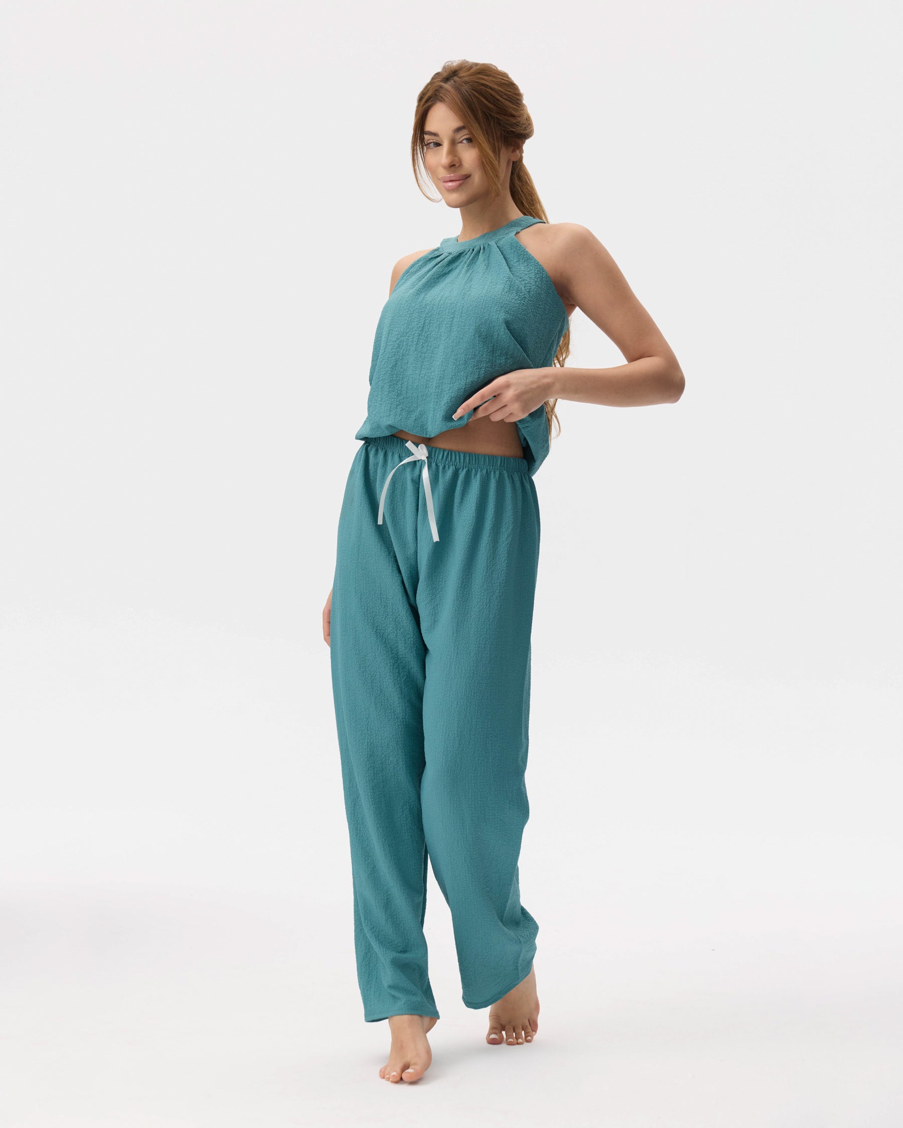 بيجامة نسائية - قطعتين (M-2XL)