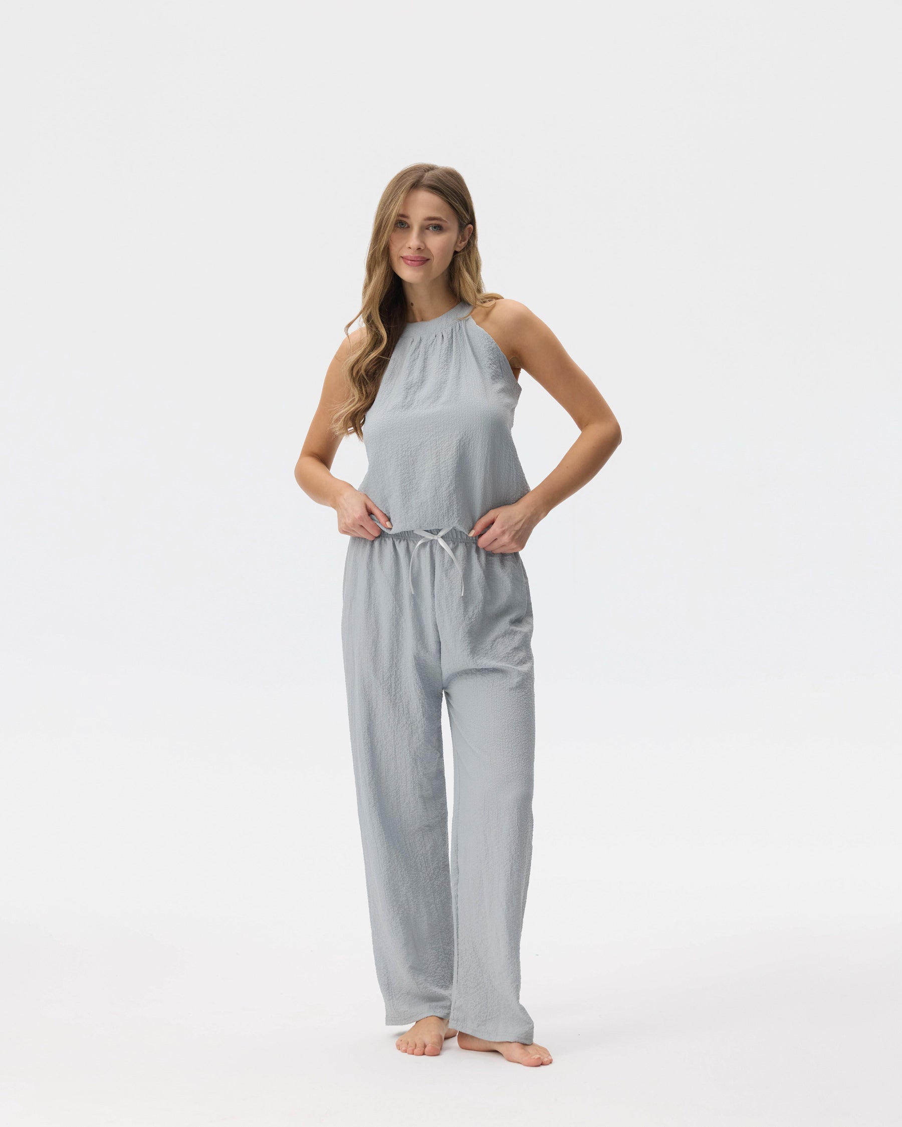 بيجامة نسائية - قطعتين (M-2XL)