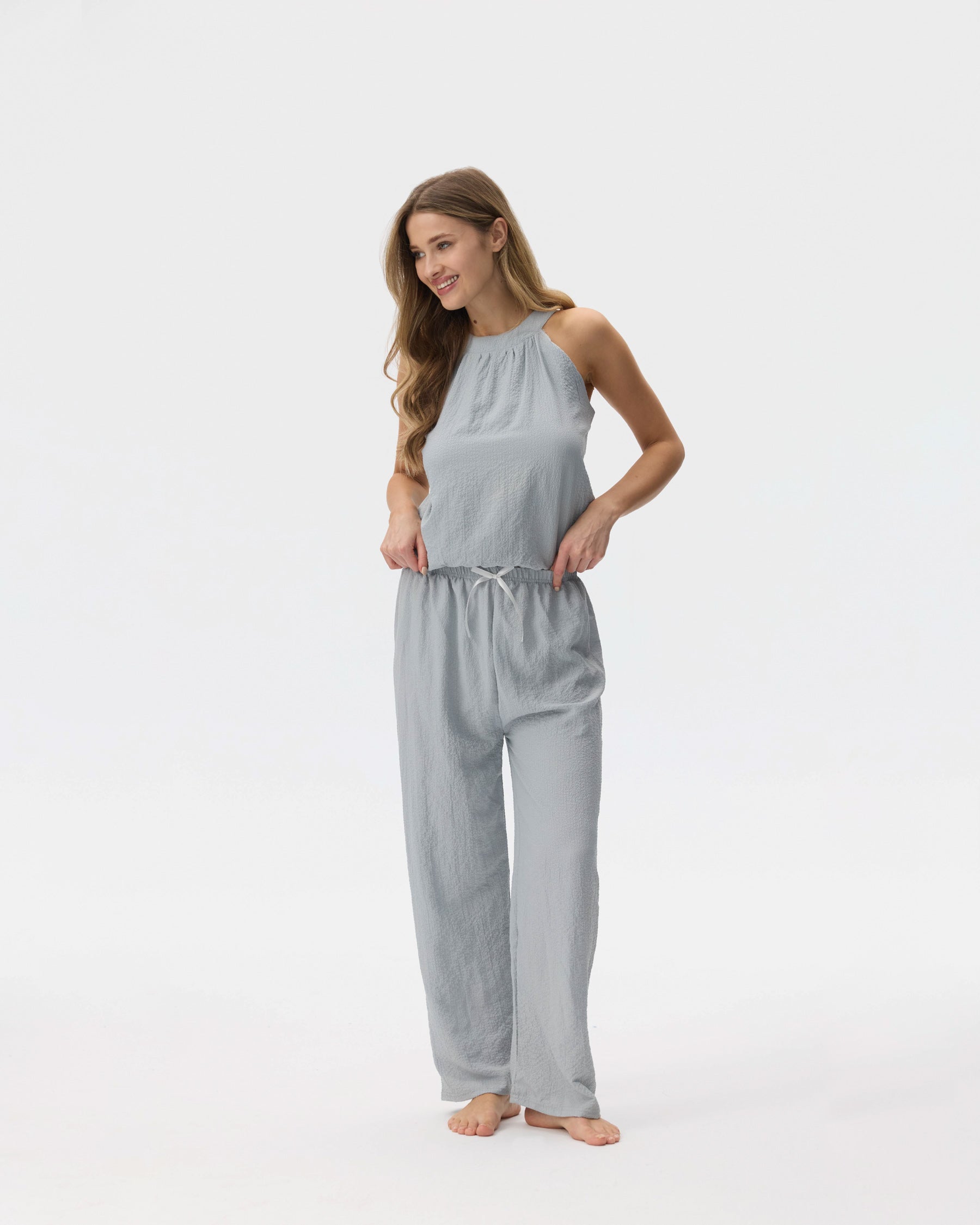 بيجامة نسائية - قطعتين (M-2XL)