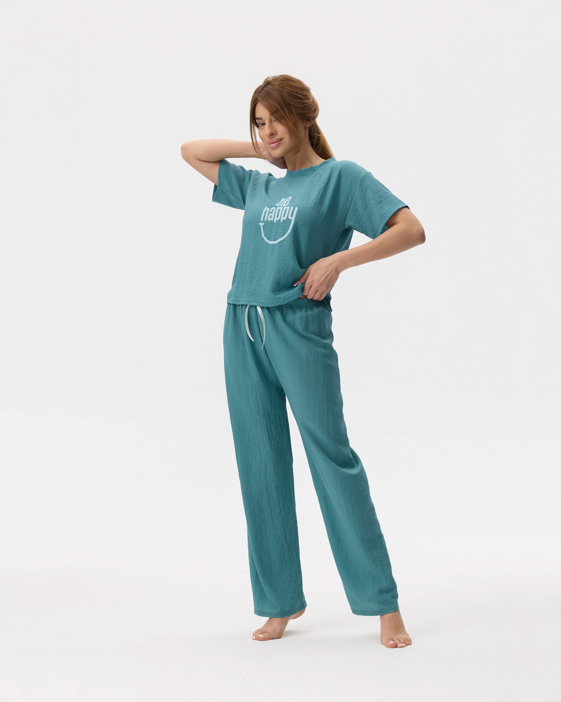 بيجامة نسائية - قطعتين (3XL-6XL)