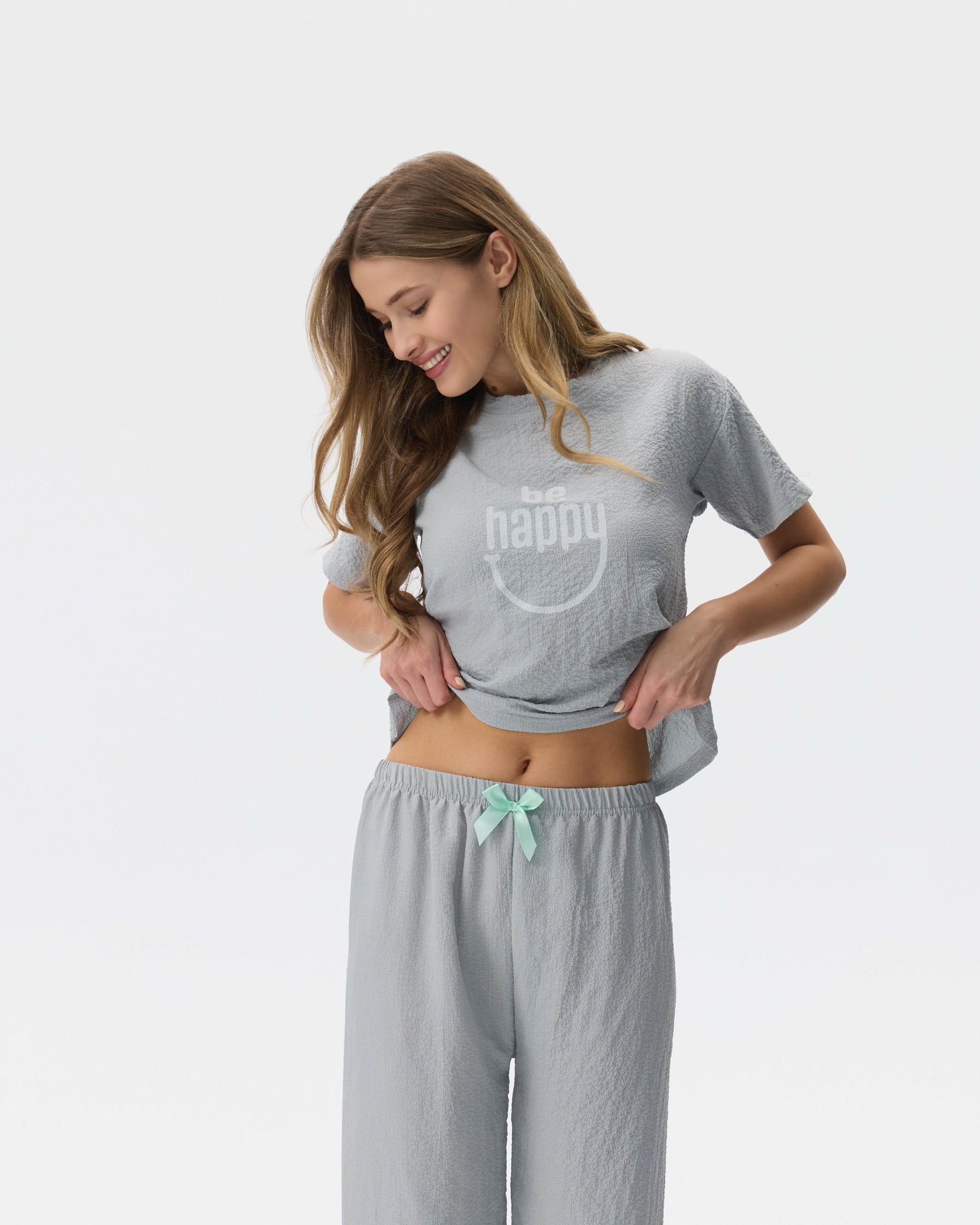 بيجامة نسائية - قطعتين (3XL-6XL)