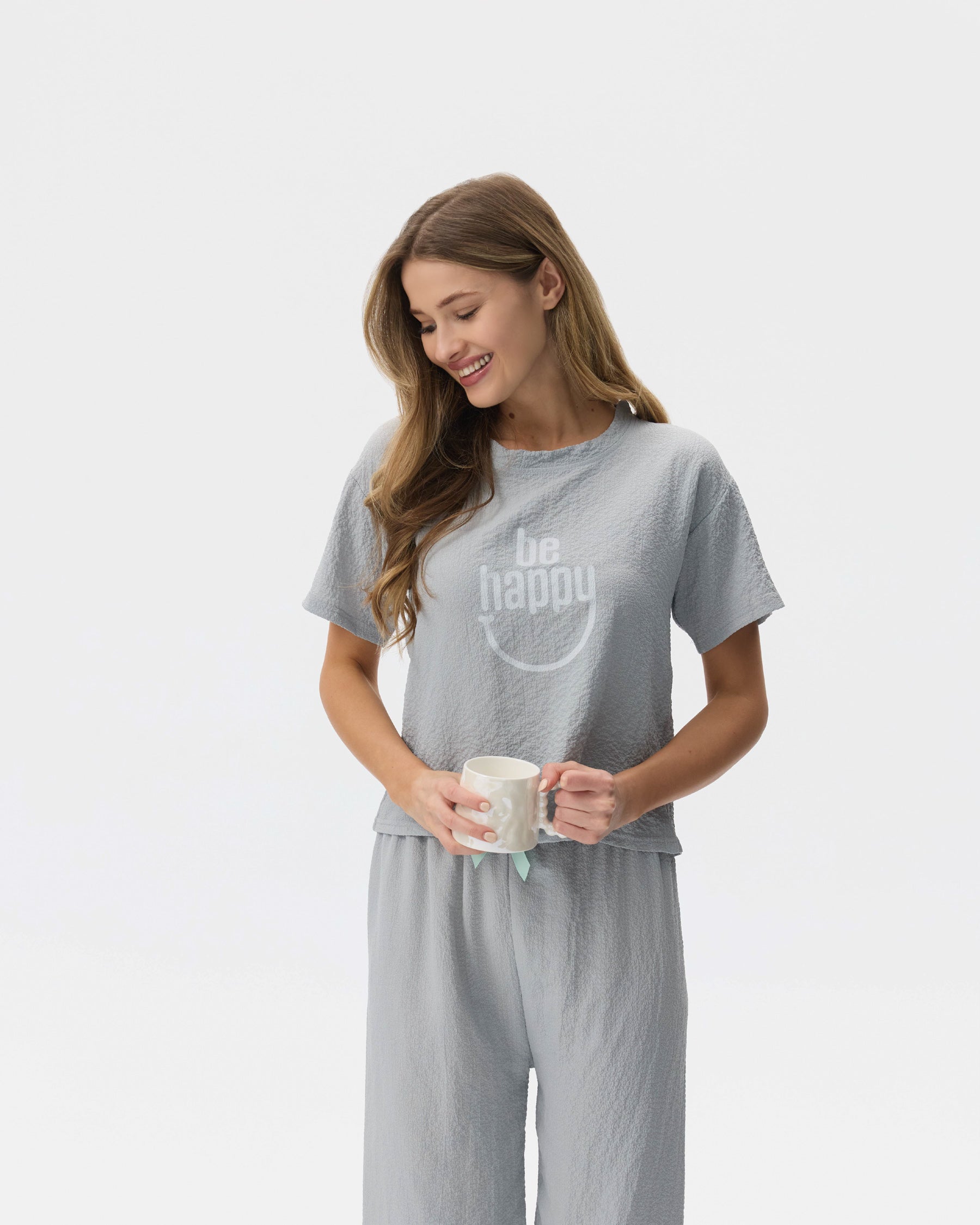 بيجامة نسائية - قطعتين (3XL-6XL)