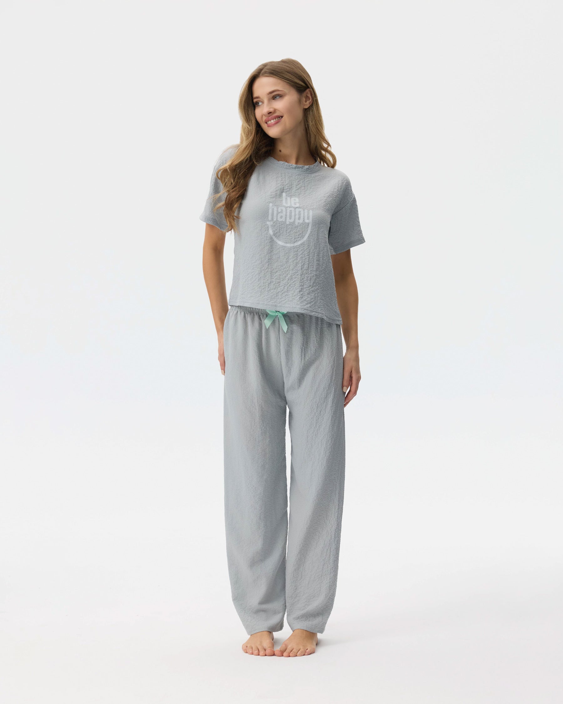 بيجامة نسائية - قطعتين (3XL-6XL)