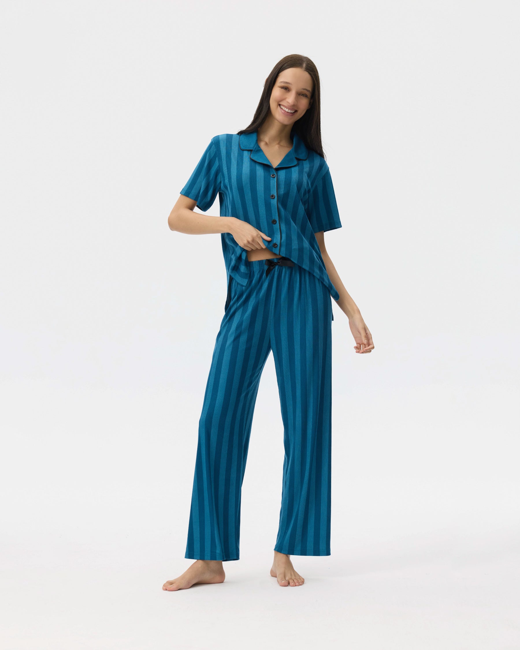 بيجامة نسائية - قطعتين (3XL-6XL)