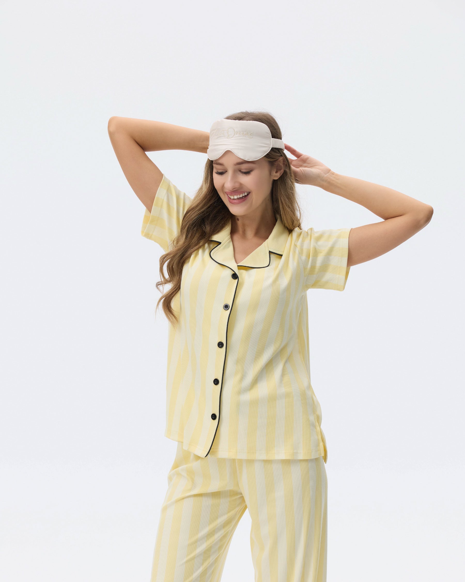 بيجامة نسائية - قطعتين (M-2XL)