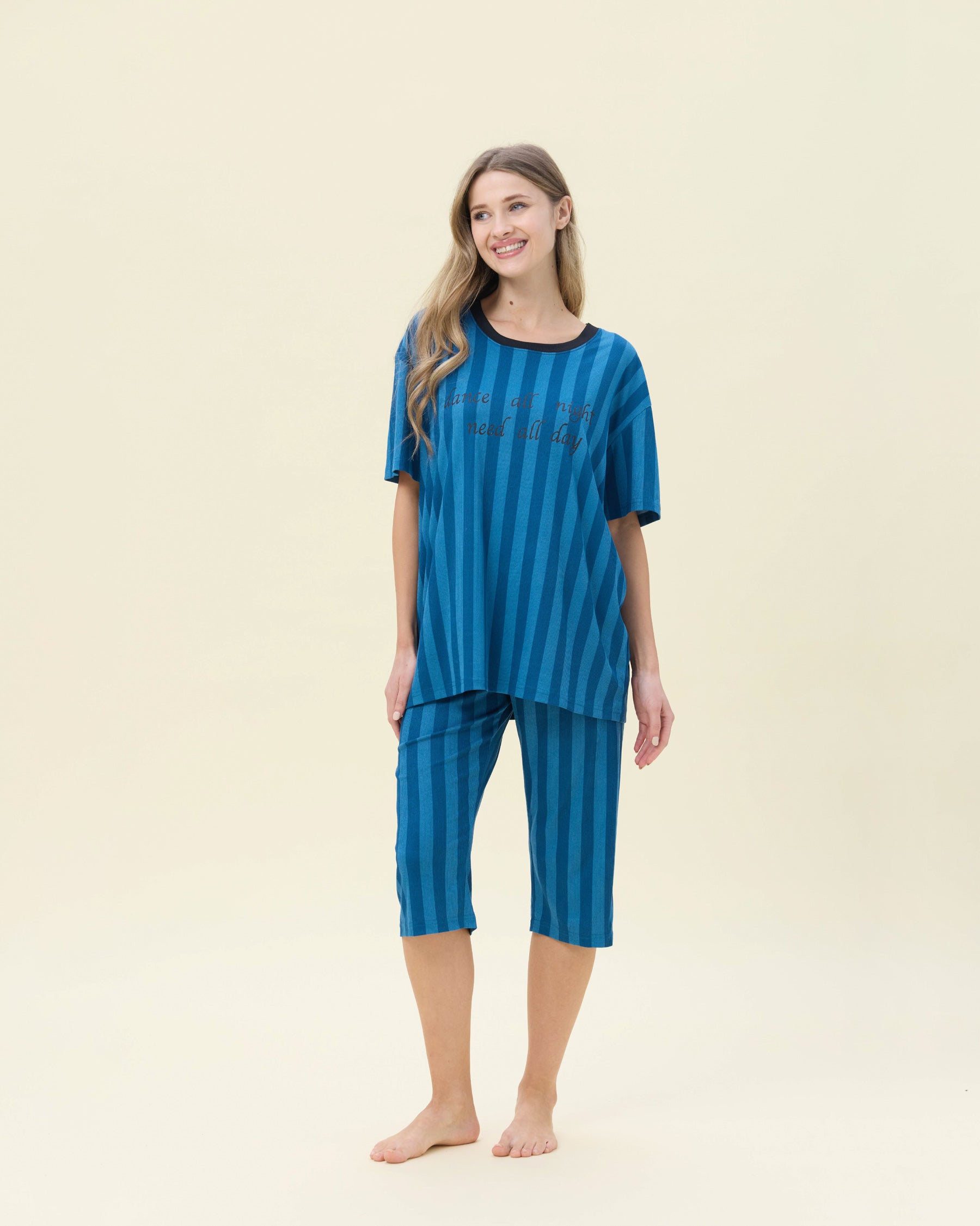 بيجامة نسائية - قطعتين (3XL-6XL)