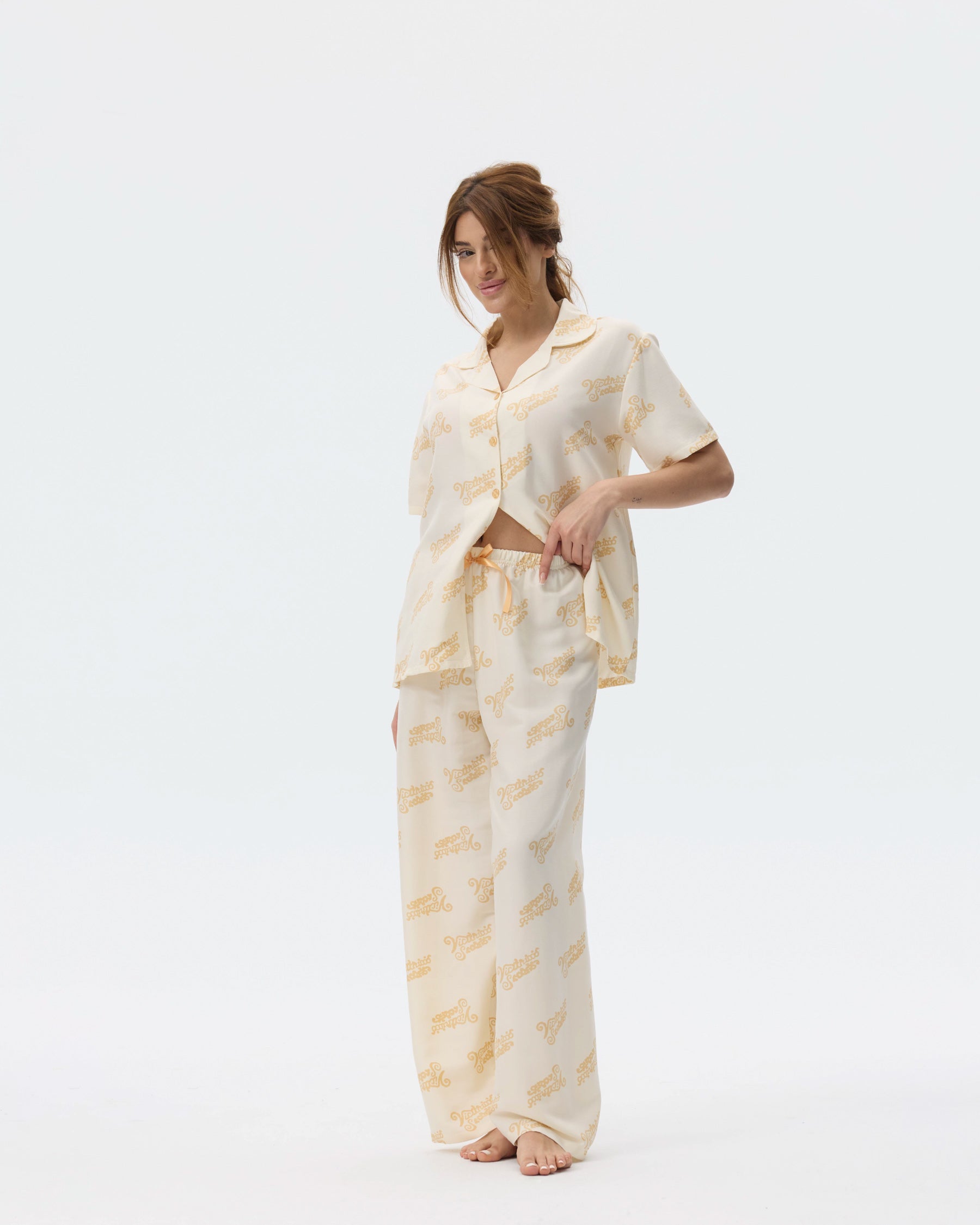 بيجامة نسائية - قطعتين (3XL-6XL)