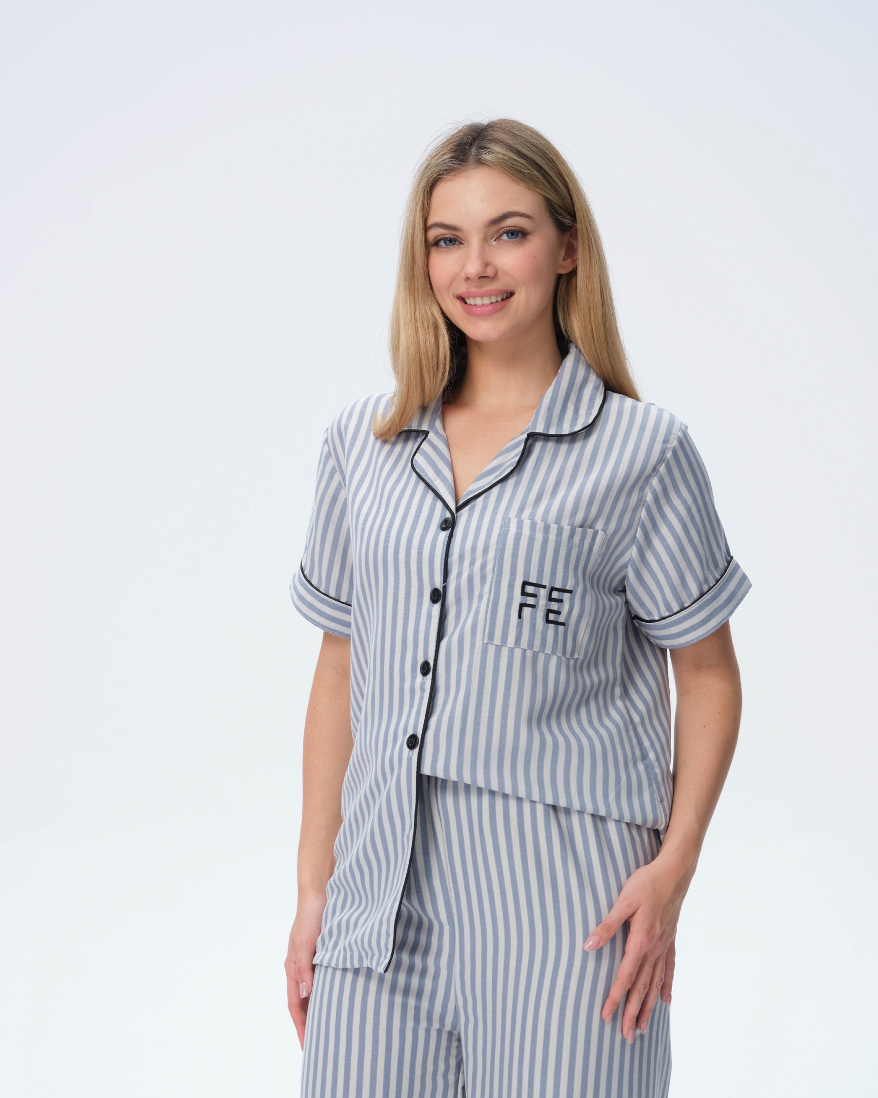 بيجامة نسائية - قطعتين (3XL-6XL)