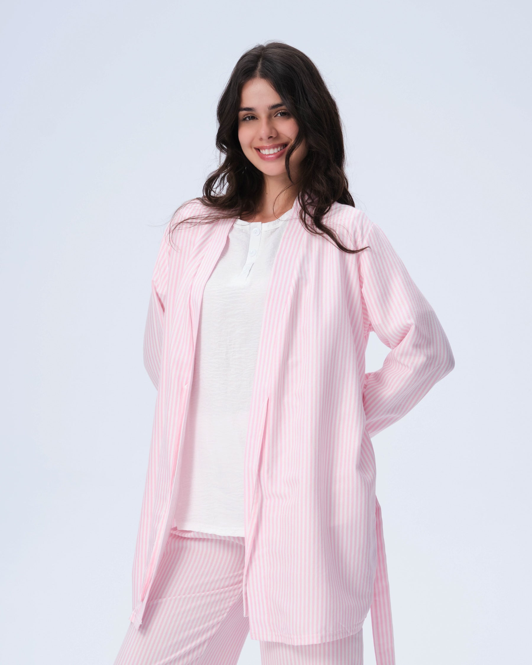 بيجامة نسائية - 3 قطع (M-2XL)