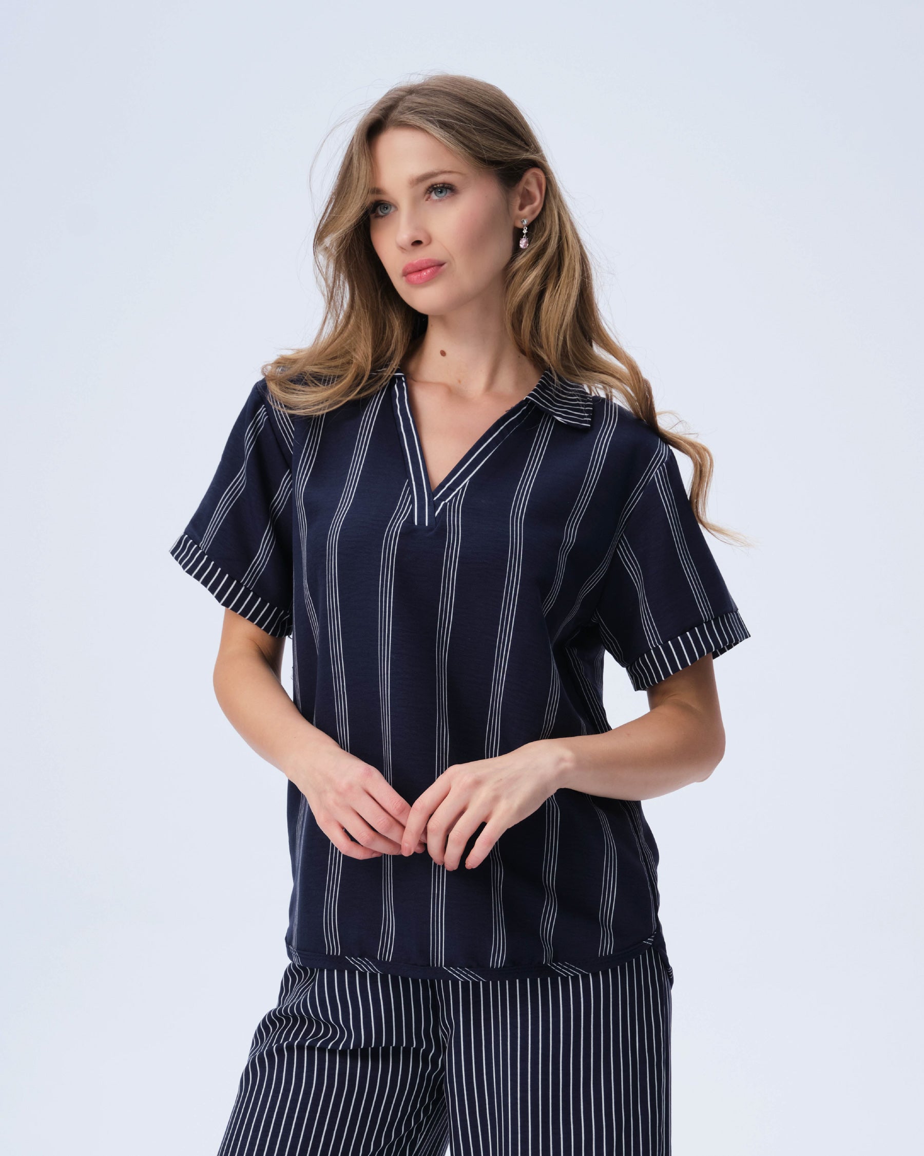 بيجامة نسائية - قطعتين (M-2XL)