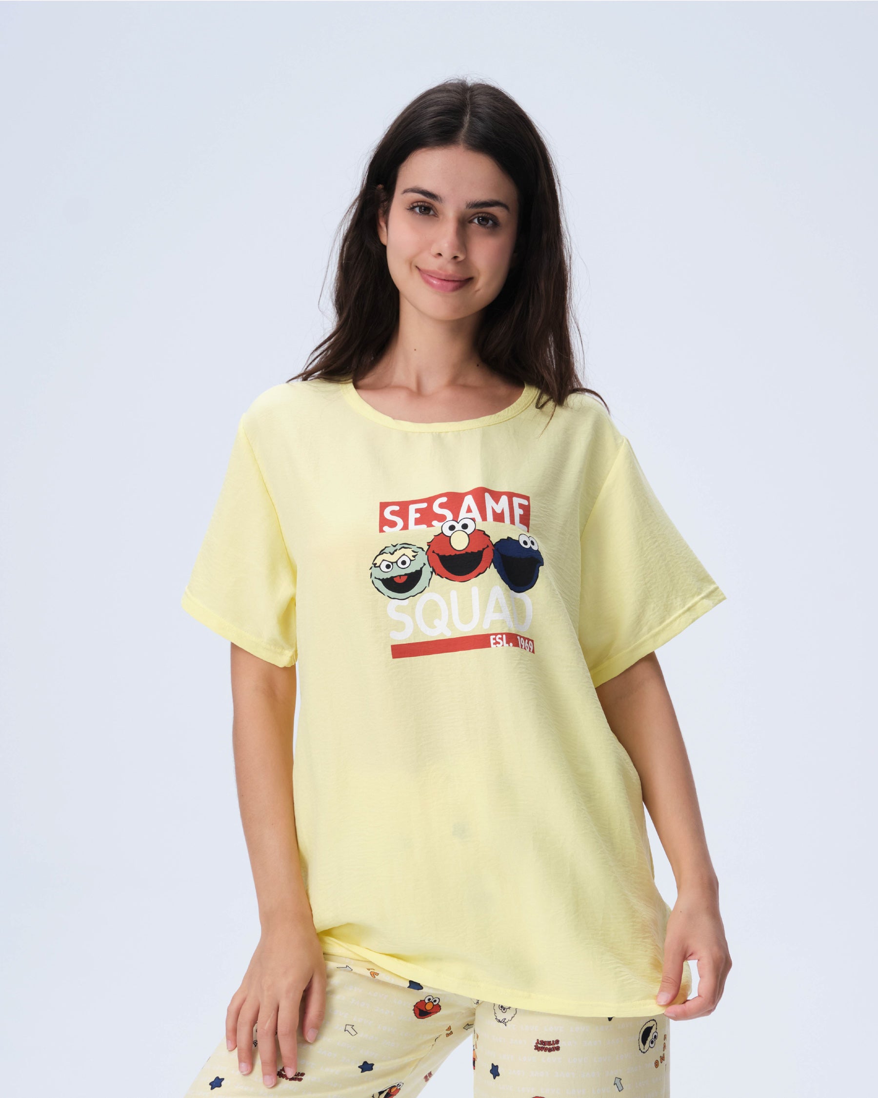بيجامة نسائية - قطعتين (M-2XL)