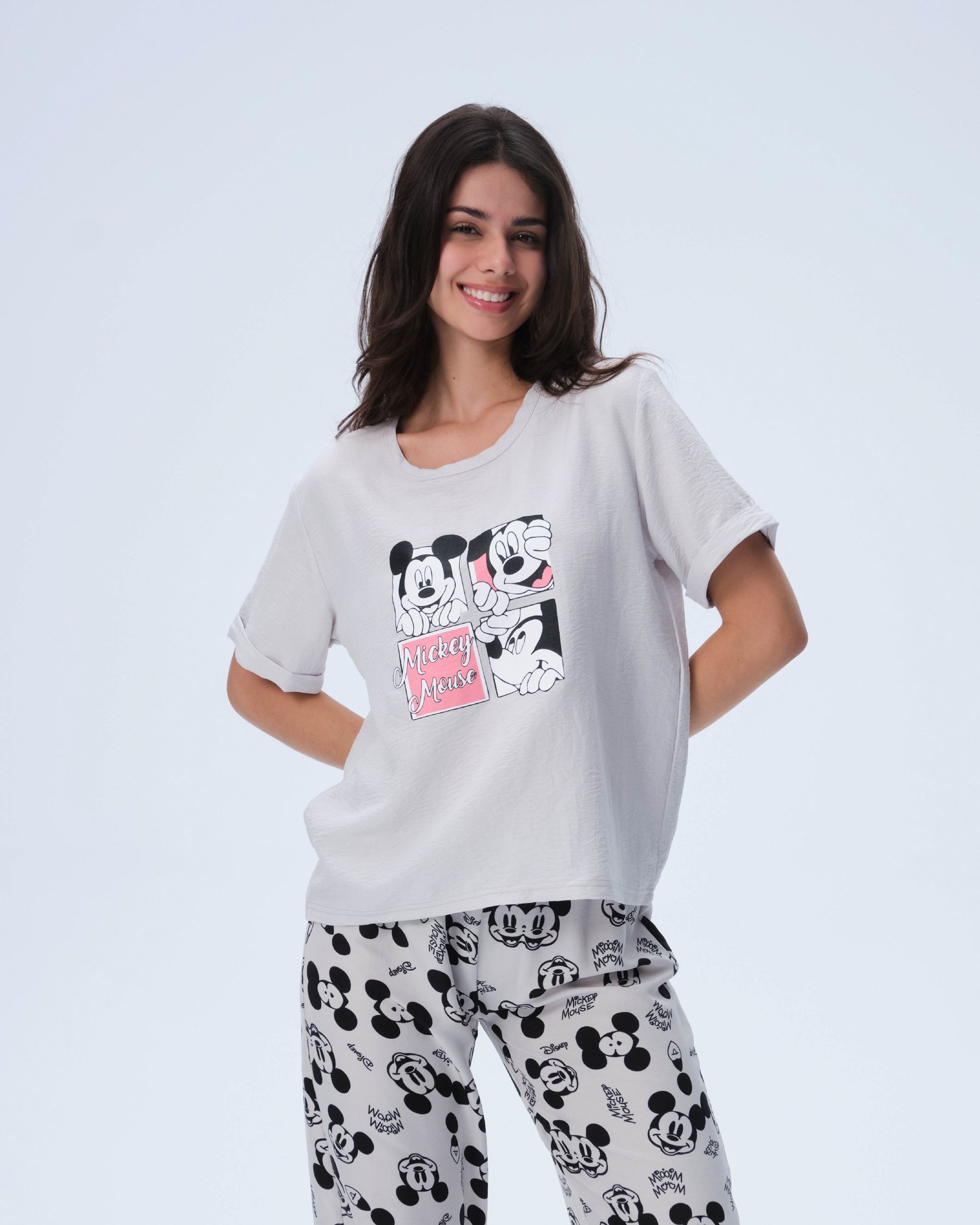 بيجامة نسائية - قطعتين (3XL-6XL)