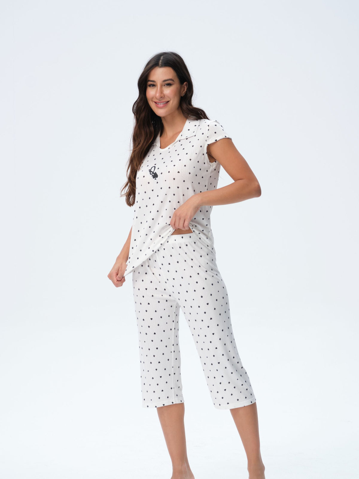 بيجامة نسائية - قطعتين (3XL-6XL)