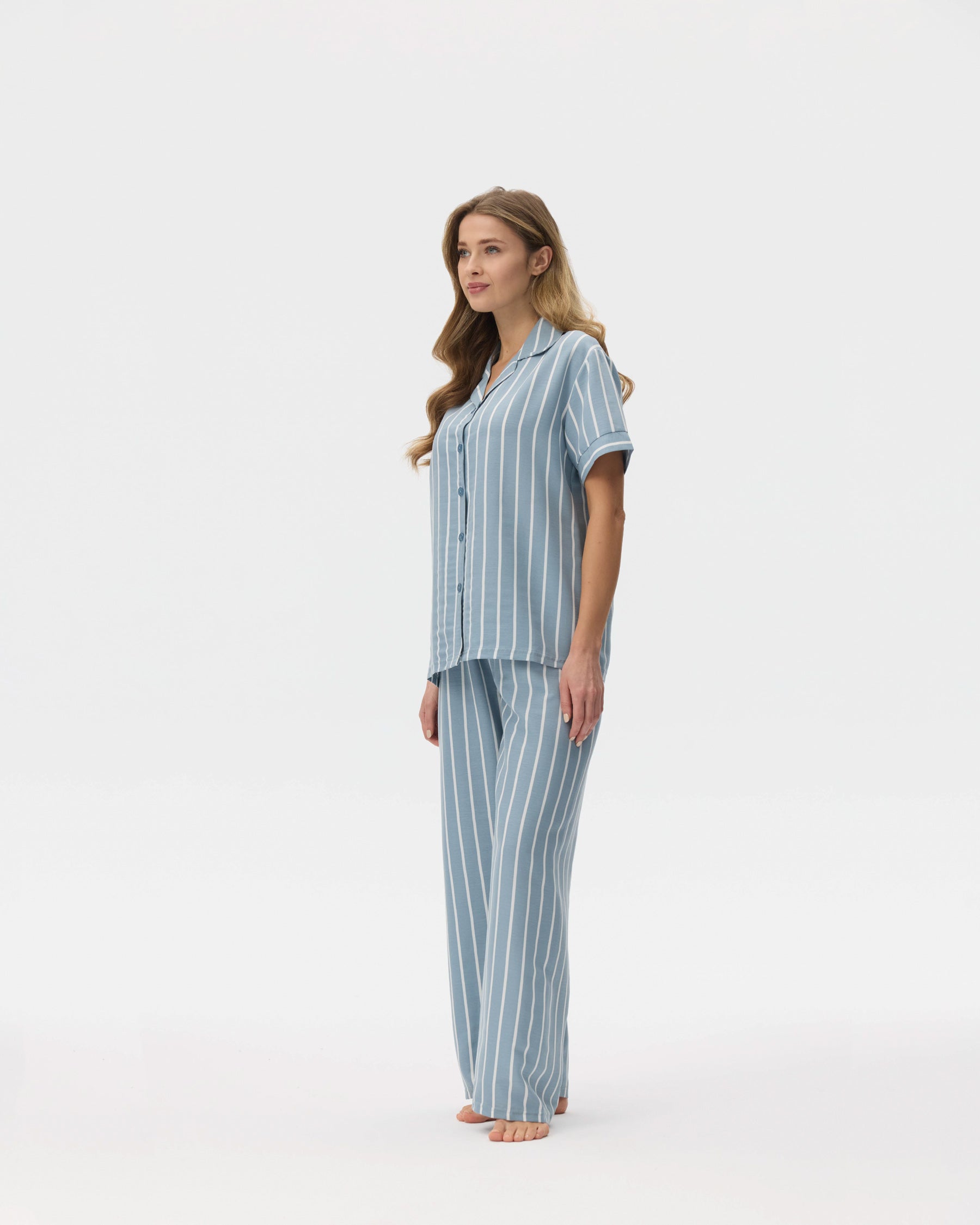 بيجامة نسائية - قطعتين (M-2XL)