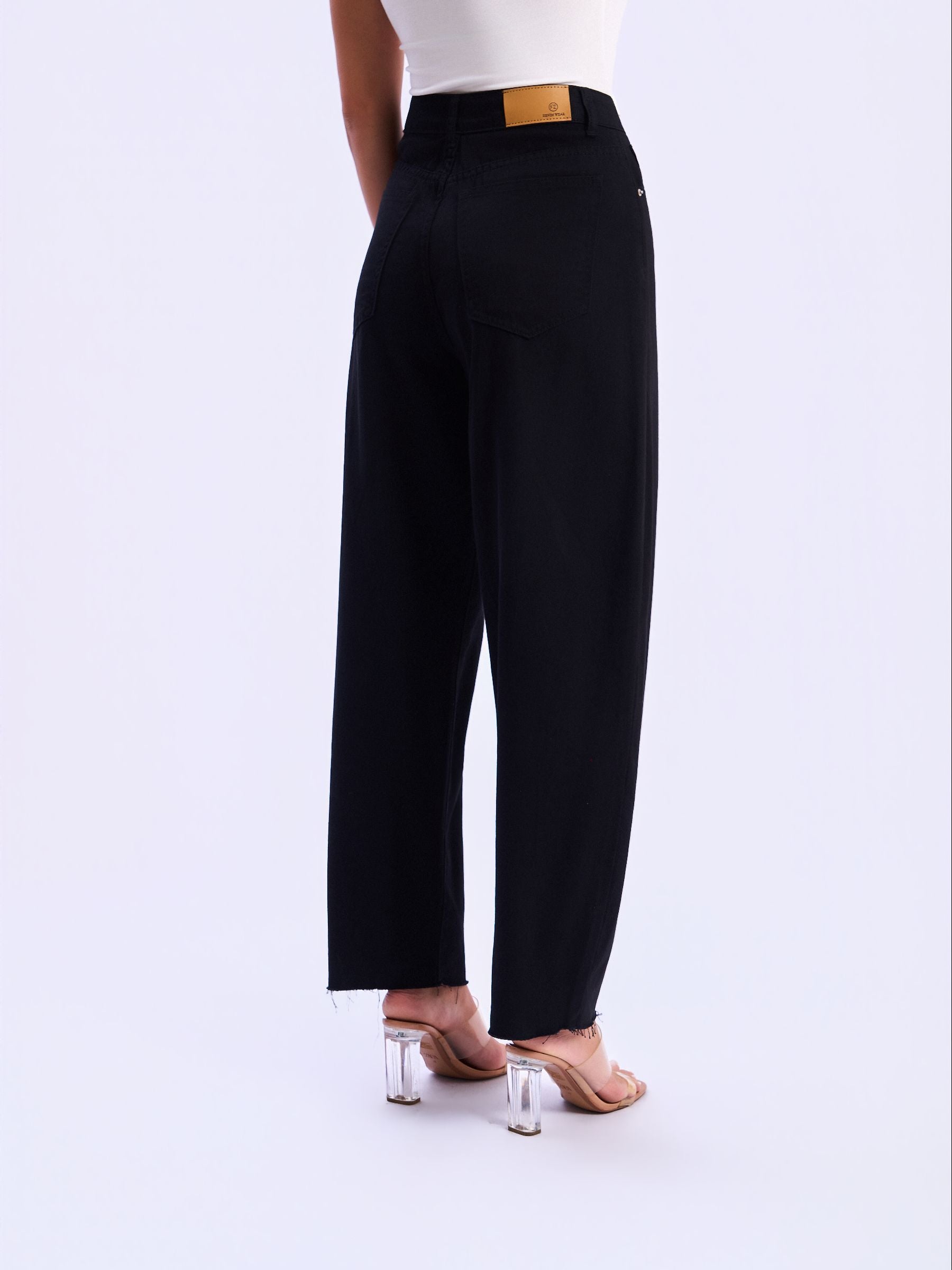 HIGH WAIST BAGGY WIDE LEG JEANS