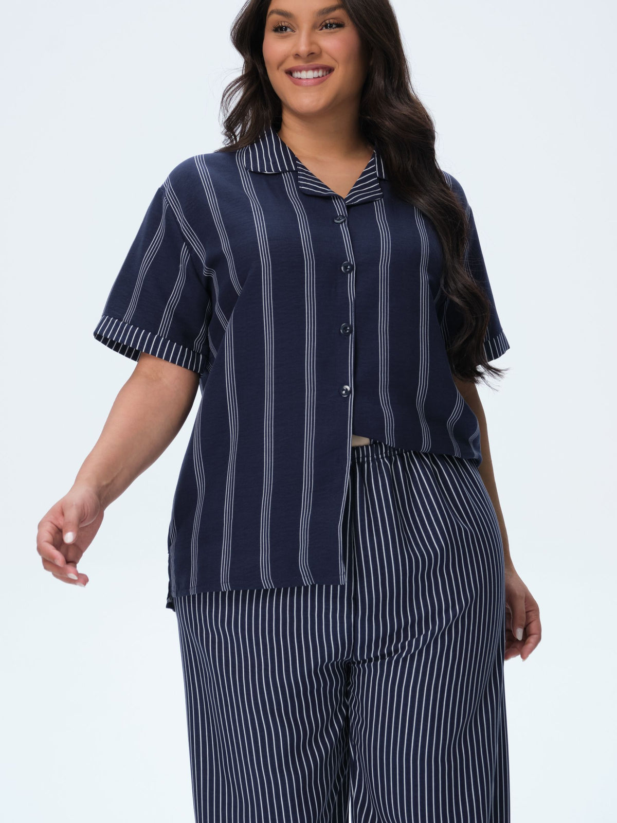بيجامة نسائية - قطعتين (3XL-6XL)