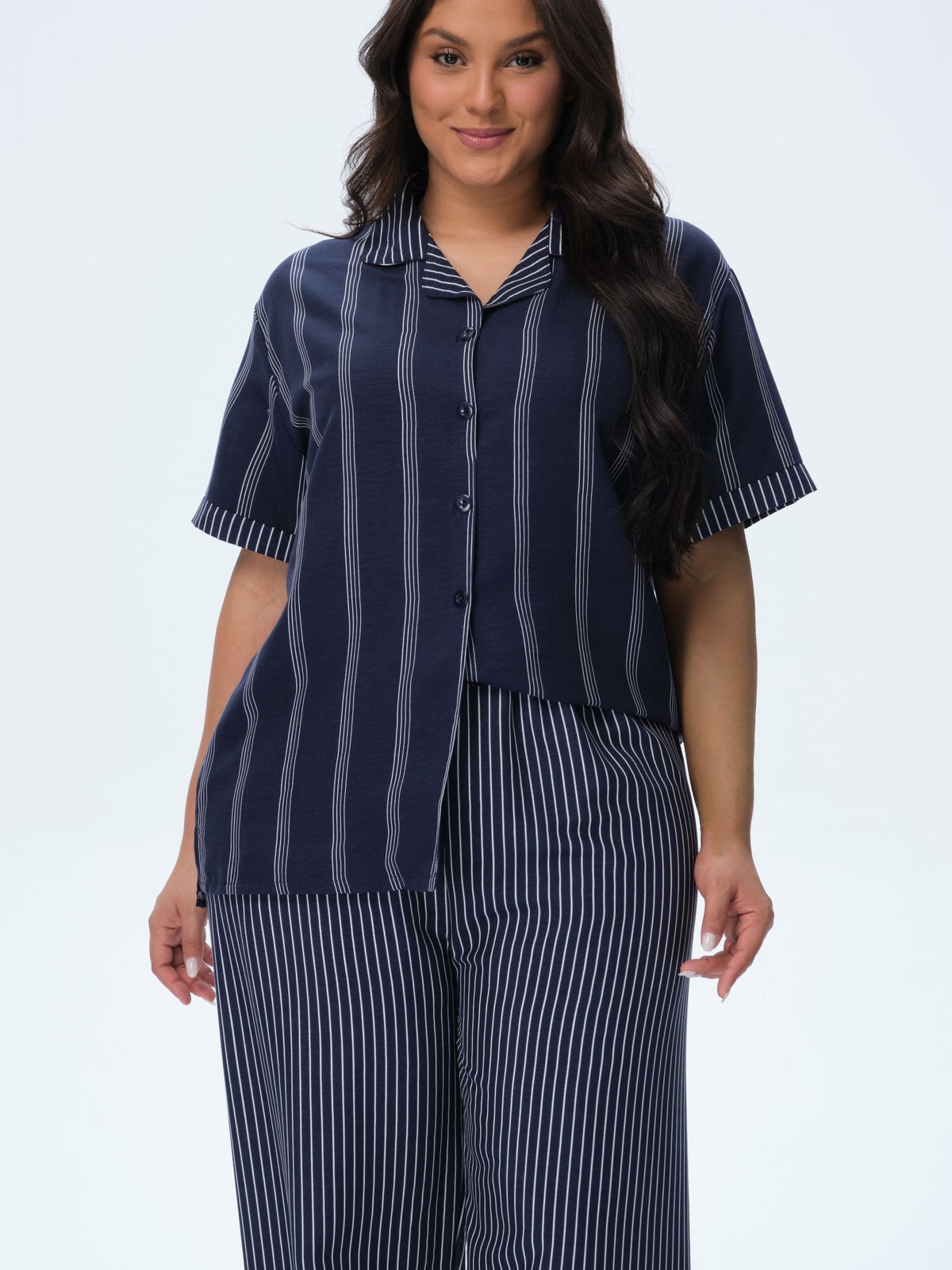 بيجامة نسائية - قطعتين (3XL-6XL)