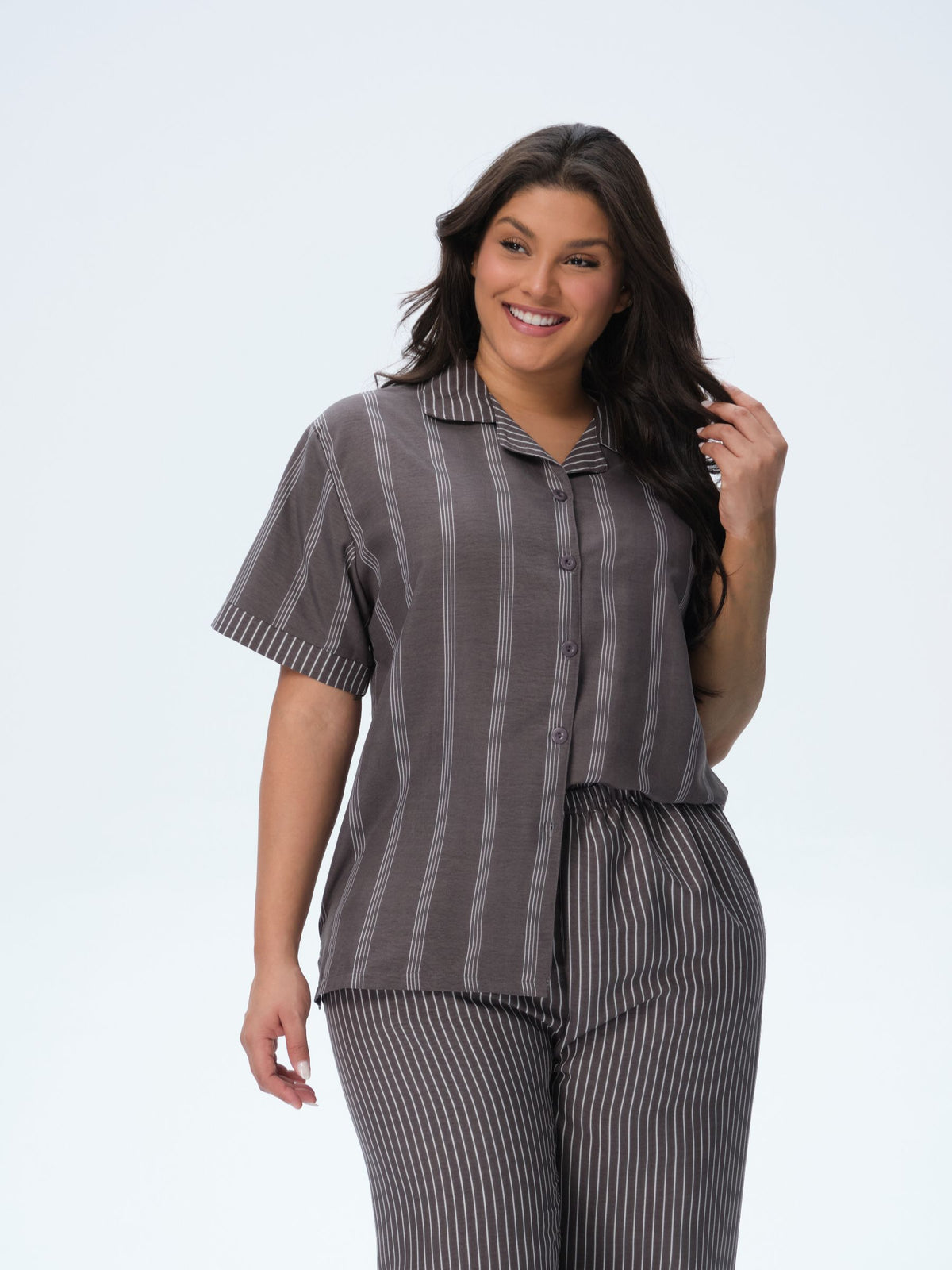 بيجامة نسائية - قطعتين (3XL-6XL)