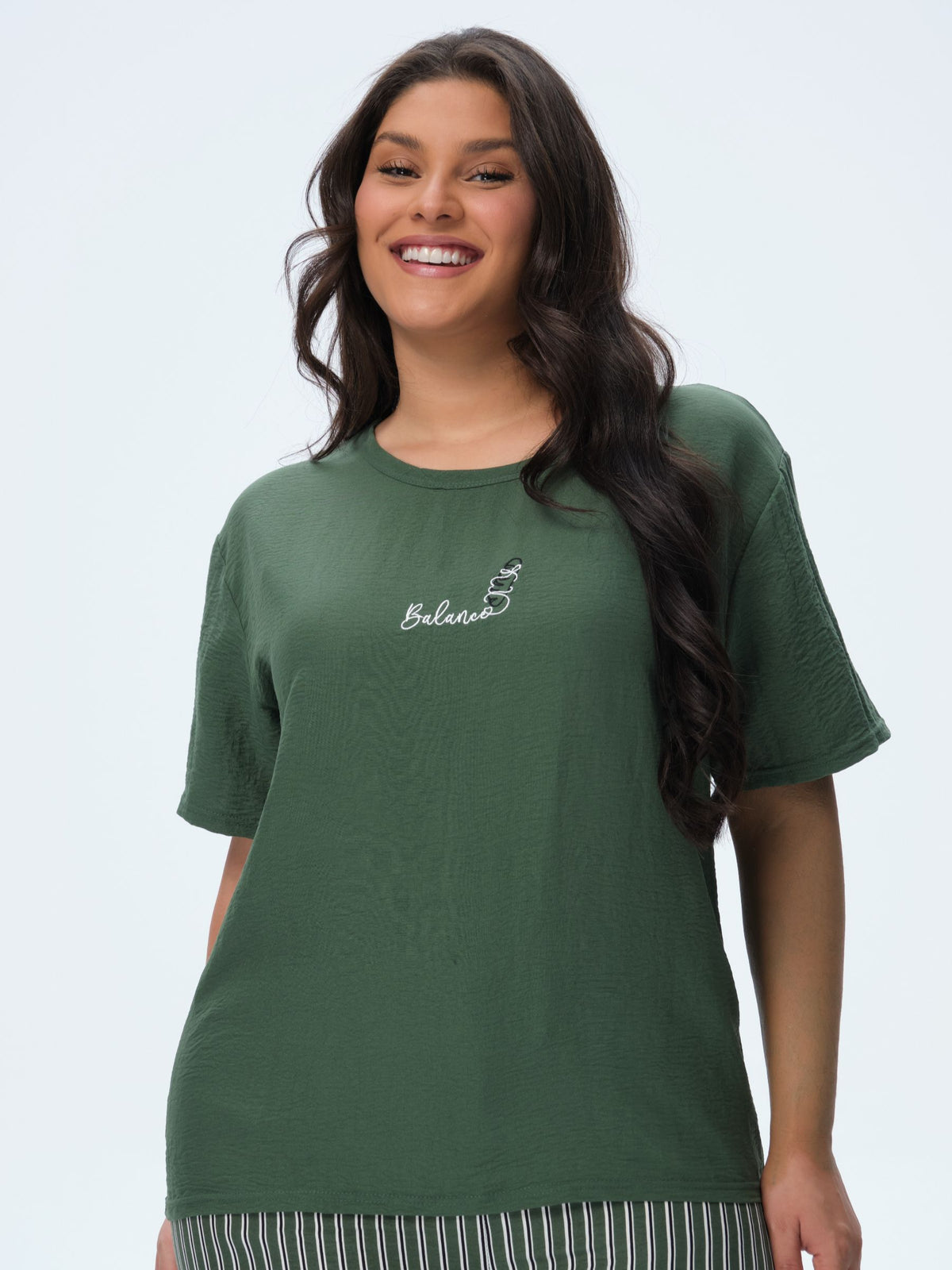 بيجامة نسائية - قطعتين (3XL-6XL)