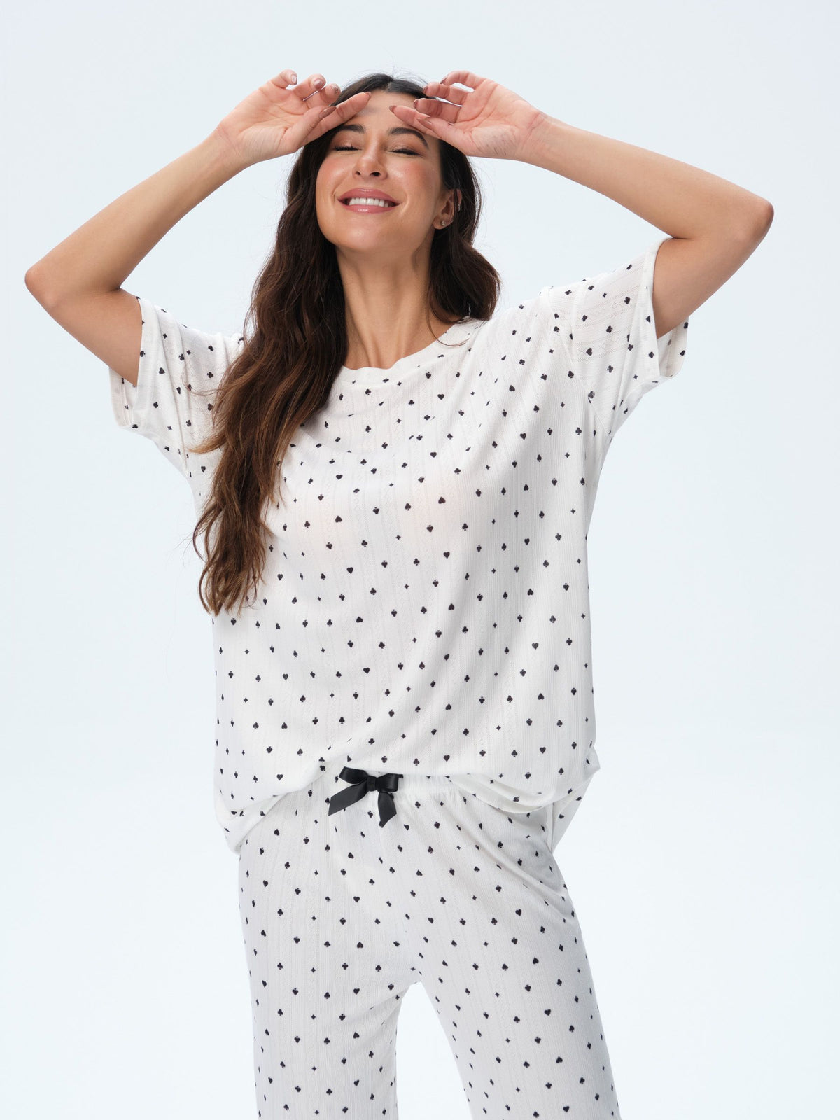 بيجامة نسائية - قطعتين (3XL-6XL)