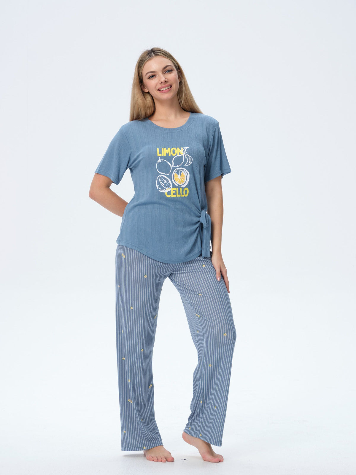 بيجامة نسائية - قطعتين (3XL-6XL)