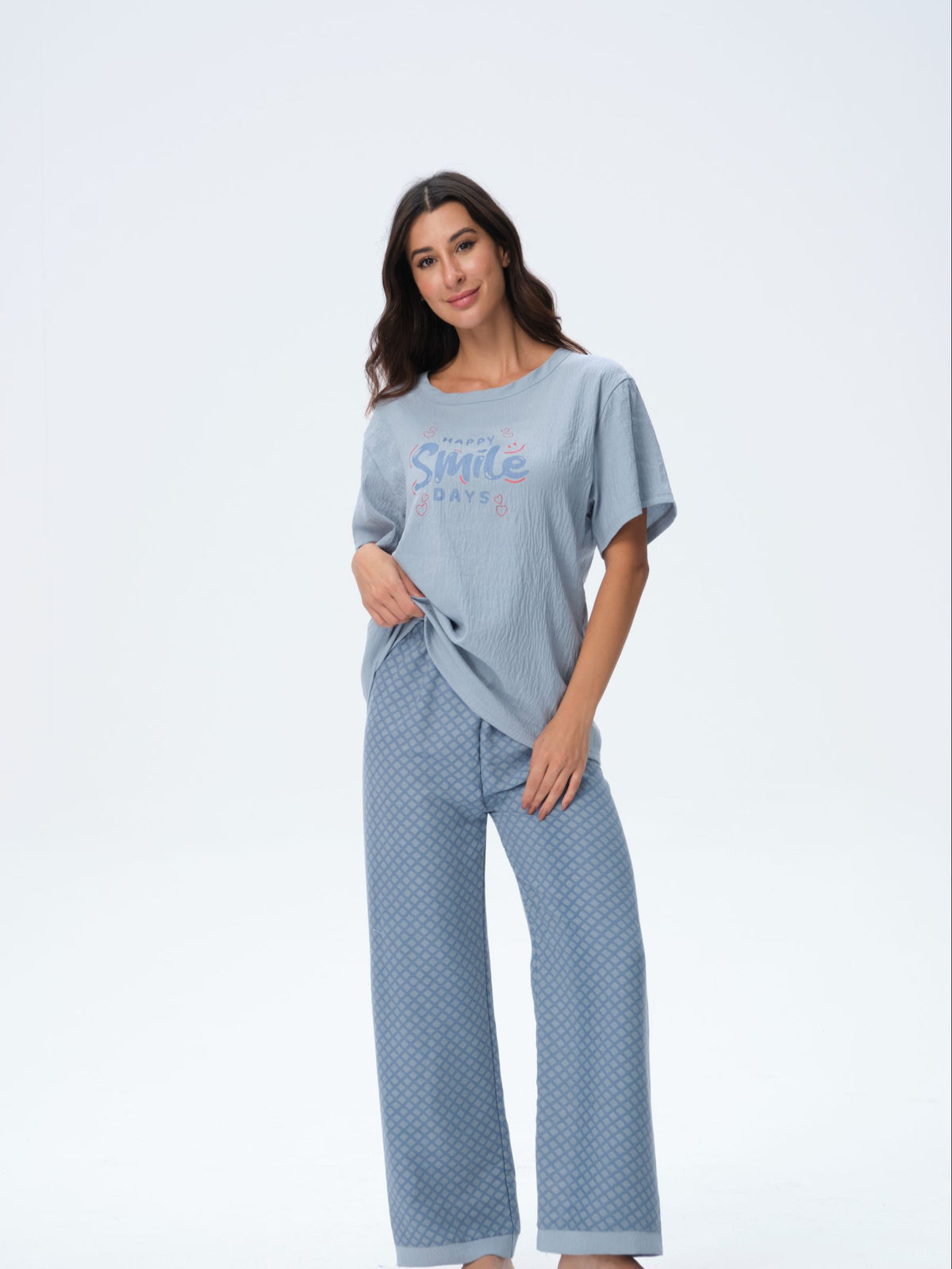 بيجامة نسائية - قطعتين (3XL-6XL)