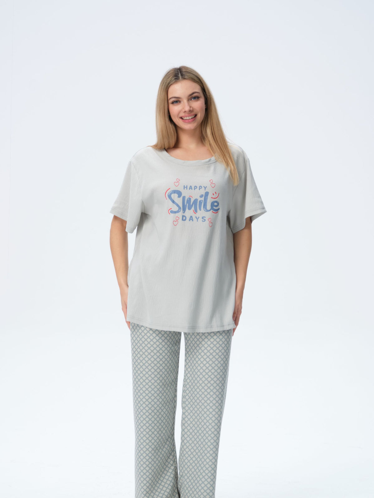 بيجامة نسائية - قطعتين (3XL-6XL)