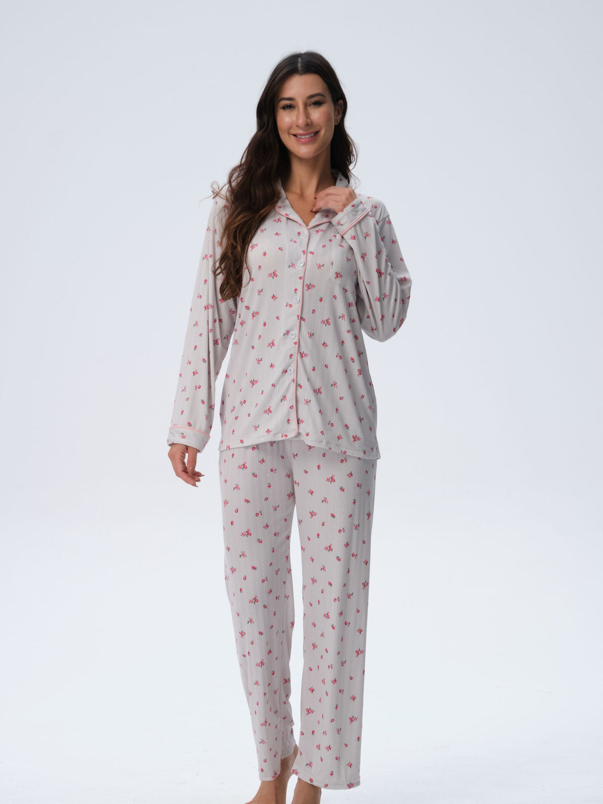 بيجامة نسائية - قطعتين (3XL-6XL)