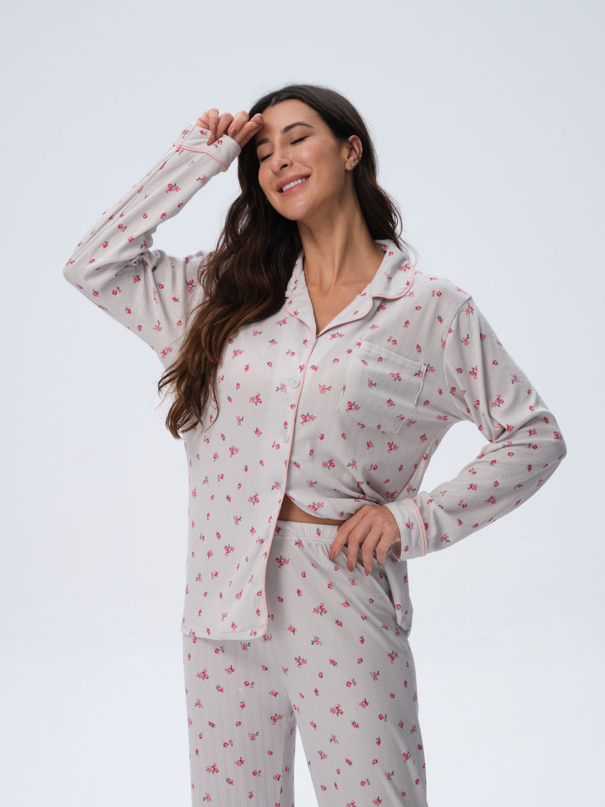 بيجامة نسائية - قطعتين (3XL-6XL)