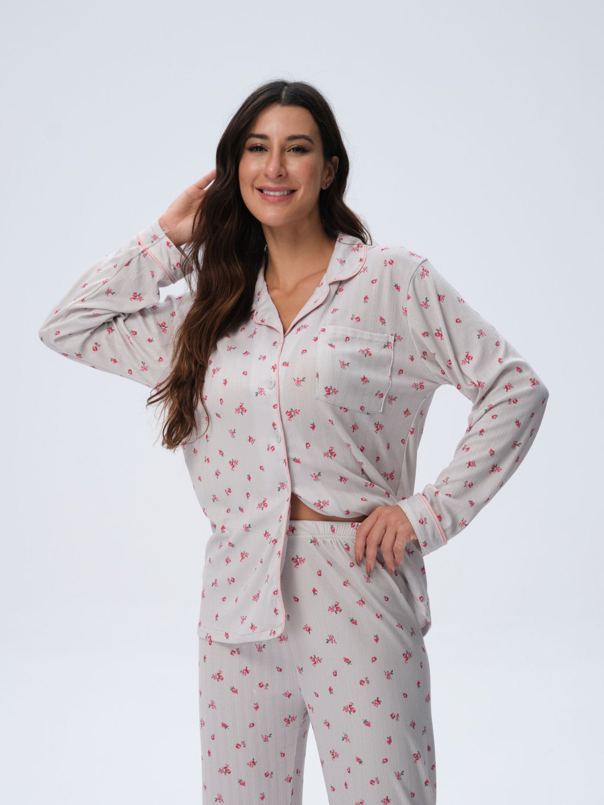 بيجامة نسائية - قطعتين (3XL-6XL)