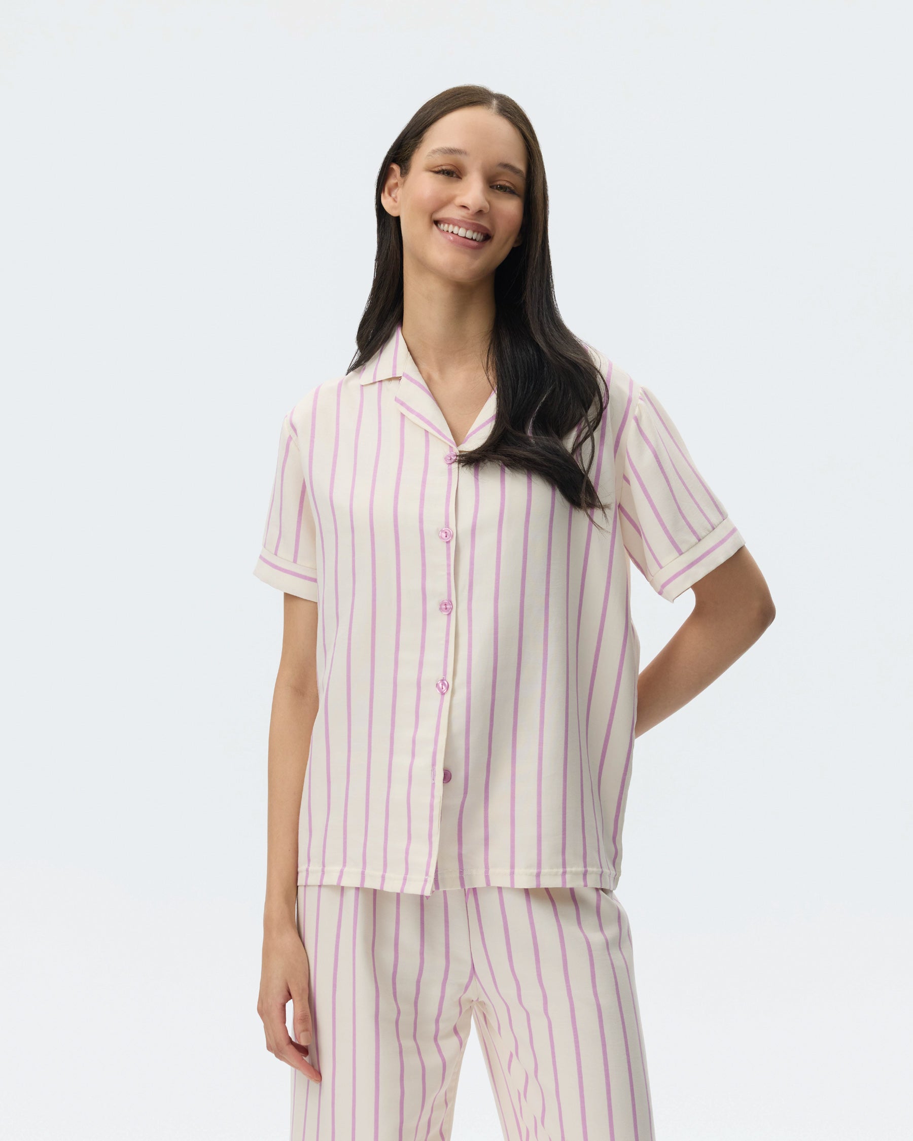 بيجامة نسائية - قطعتين (M-2XL)