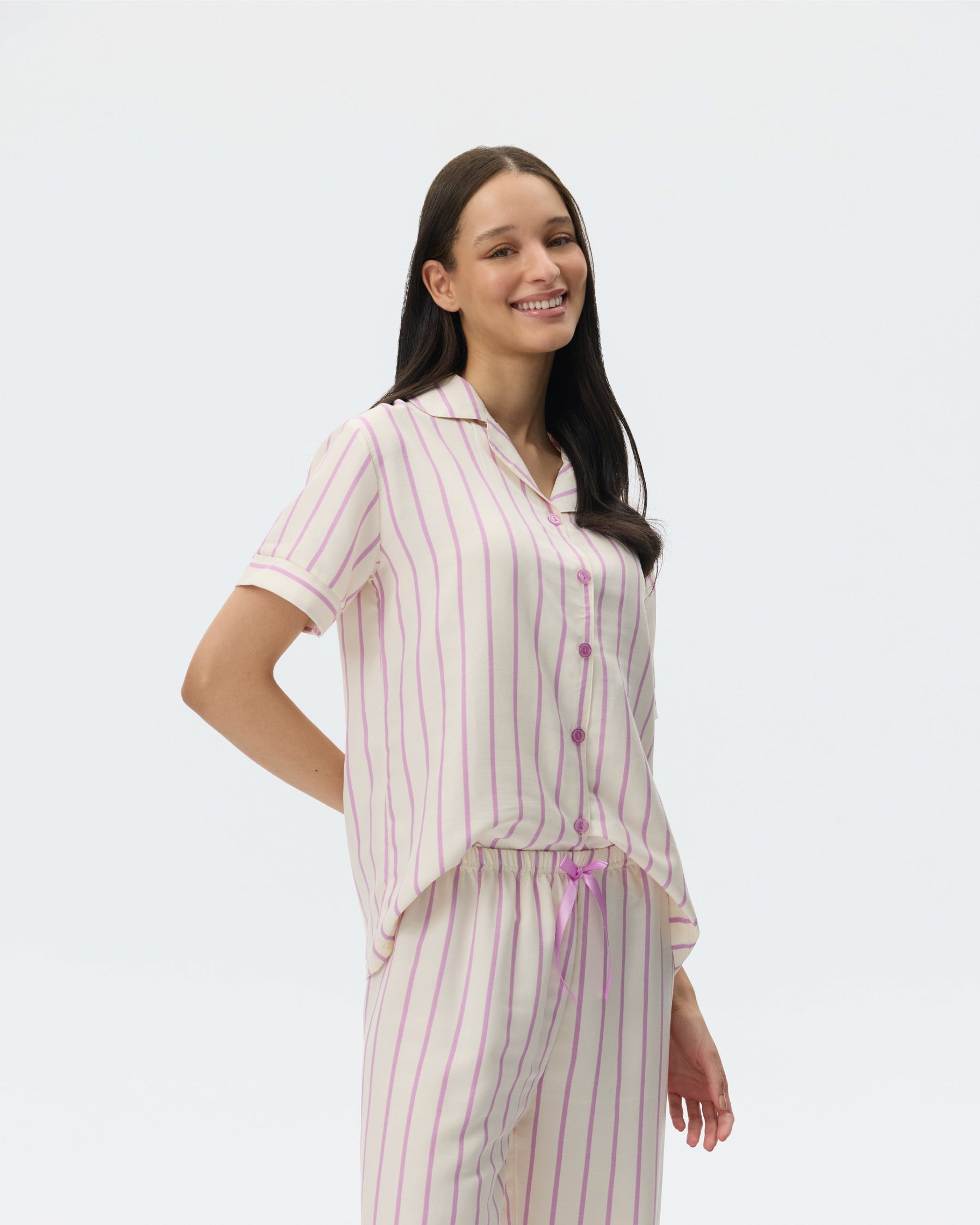 بيجامة نسائية - قطعتين (M-2XL)