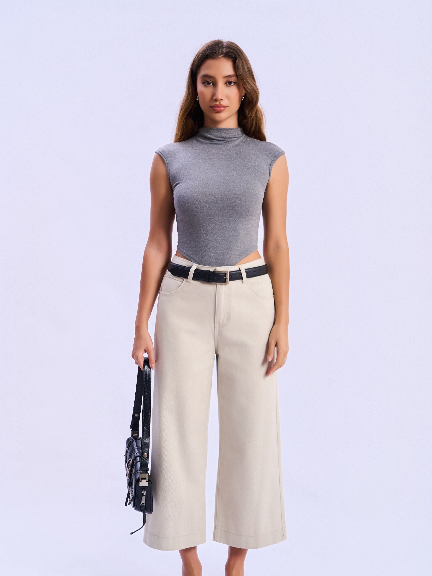 Feminines-High-Waisted-Wide-Leg-Cropped-Jeans-White-Cream#Color_White Cream