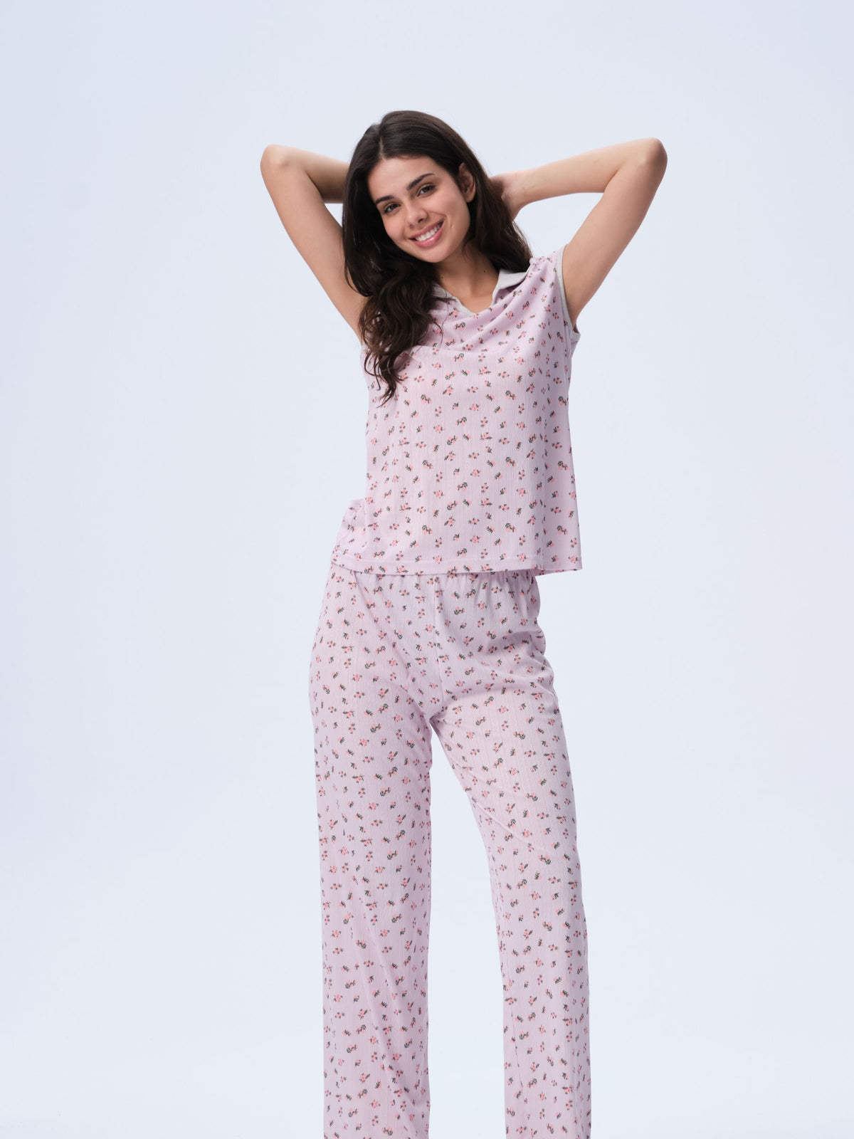 بيجامة نسائية - قطعتين (M-2XL)