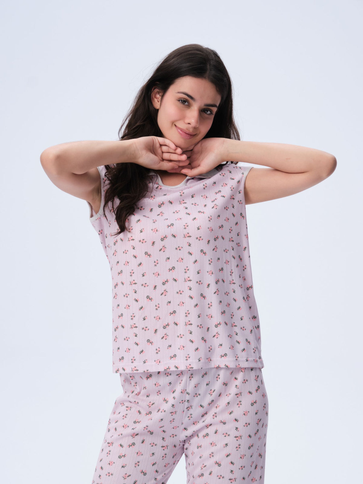 بيجامة نسائية - قطعتين (3XL-6XL)