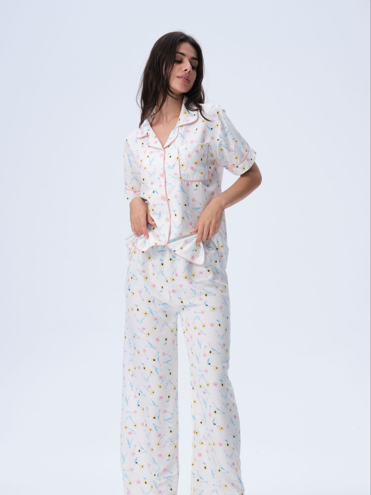 بيجامة نسائية - قطعتين (3XL-6XL)