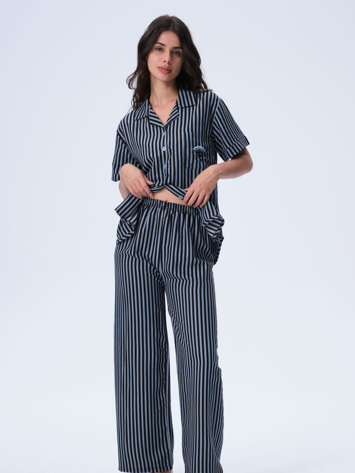 بيجامة نسائية - قطعتين (3XL-6XL)