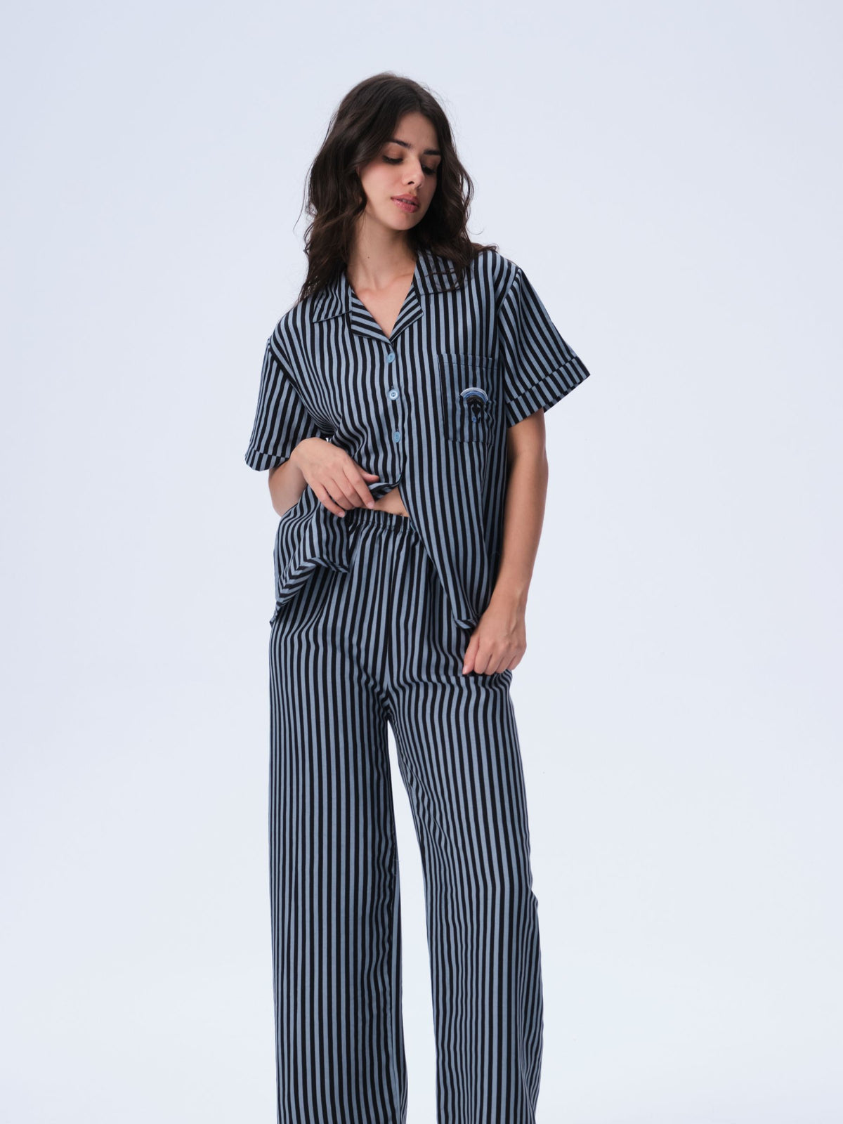 بيجامة نسائية - قطعتين (3XL-6XL)