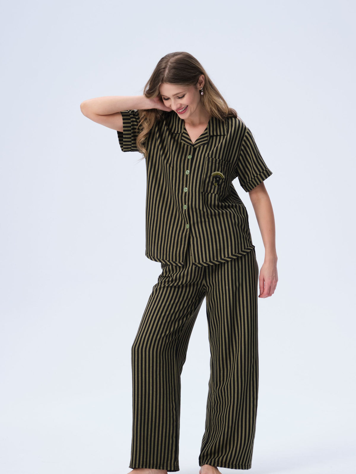 بيجامة نسائية - قطعتين (3XL-6XL)