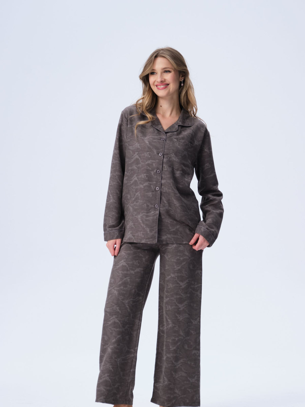 بيجامة نسائية - قطعتين (M-2XL)