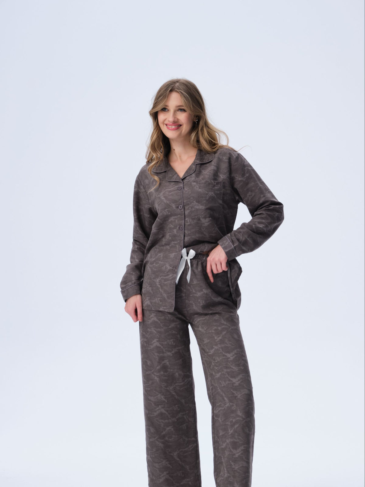 بيجامة نسائية - قطعتين (M-2XL)