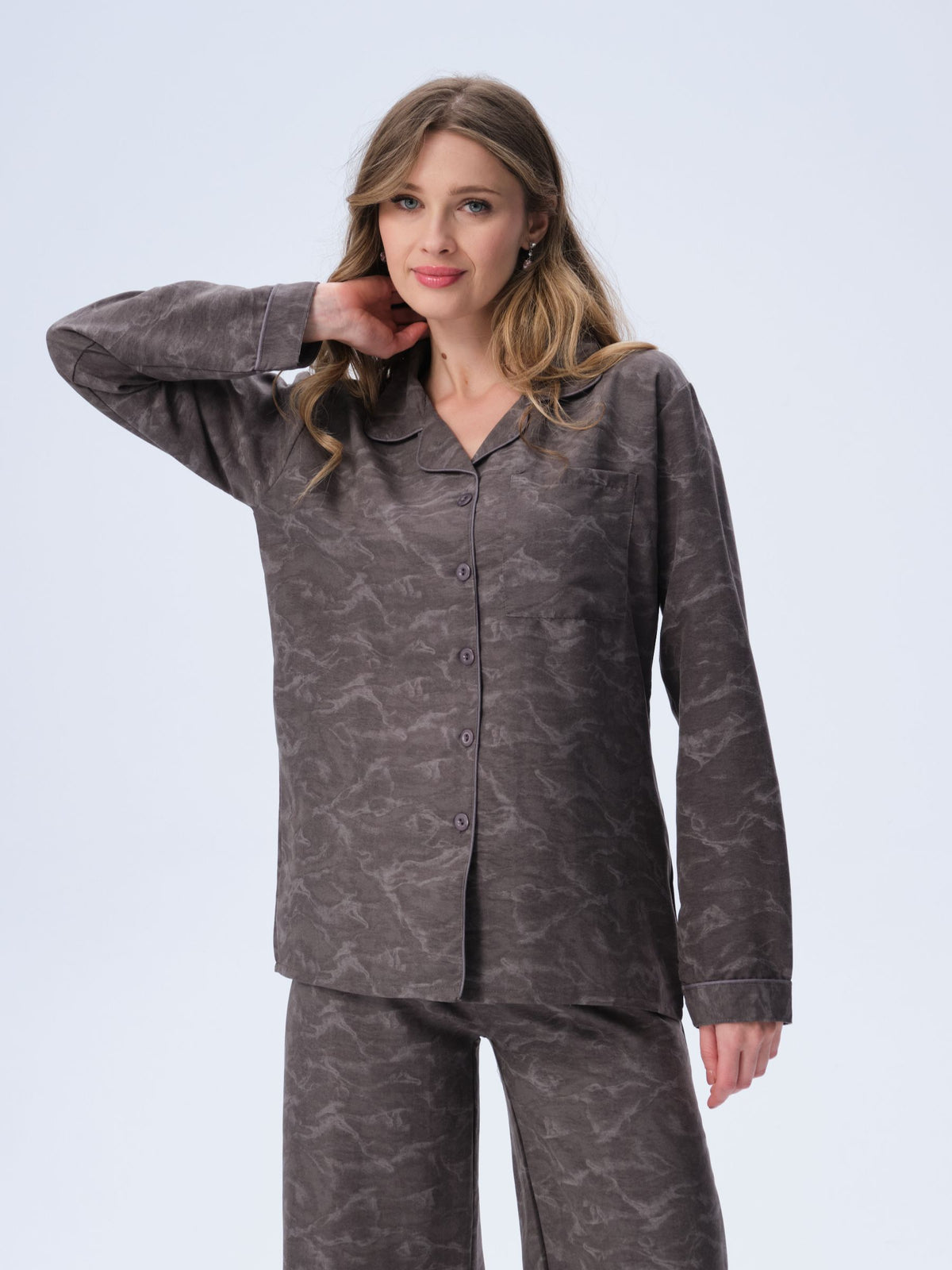 بيجامة نسائية - قطعتين (M-2XL)