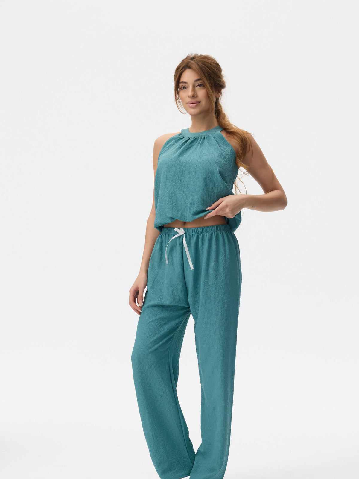 بيجامة نسائية - قطعتين (3XL-6XL)