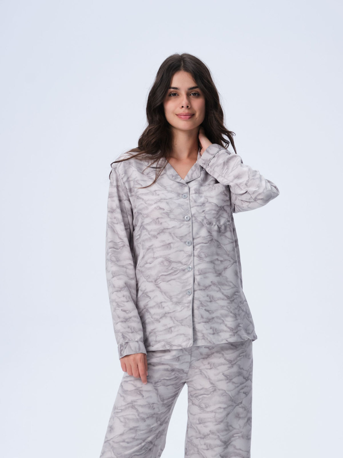 بيجامة نسائية - قطعتين (M-2XL)
