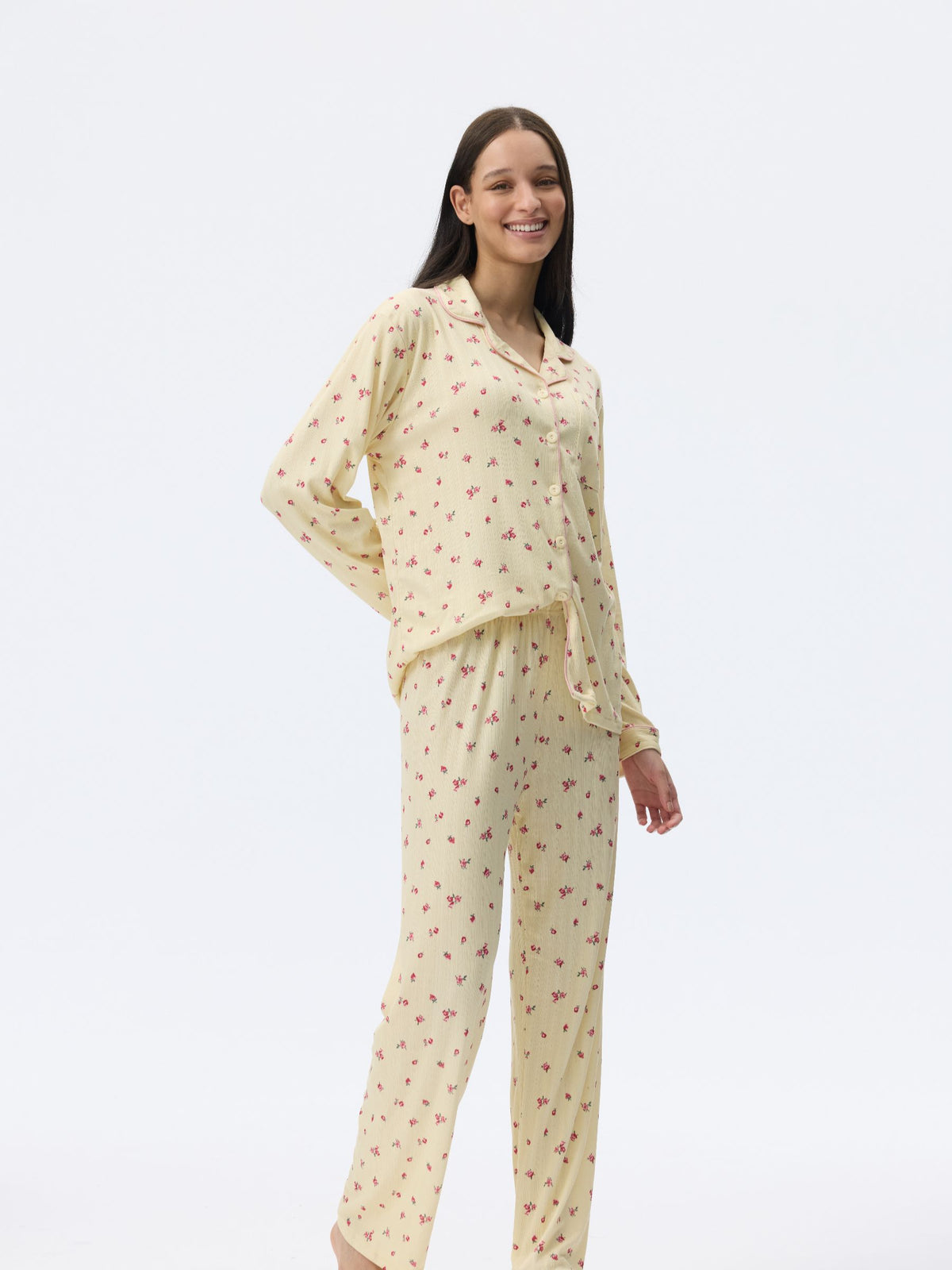 بيجامة نسائية - قطعتين (3XL-6XL)
