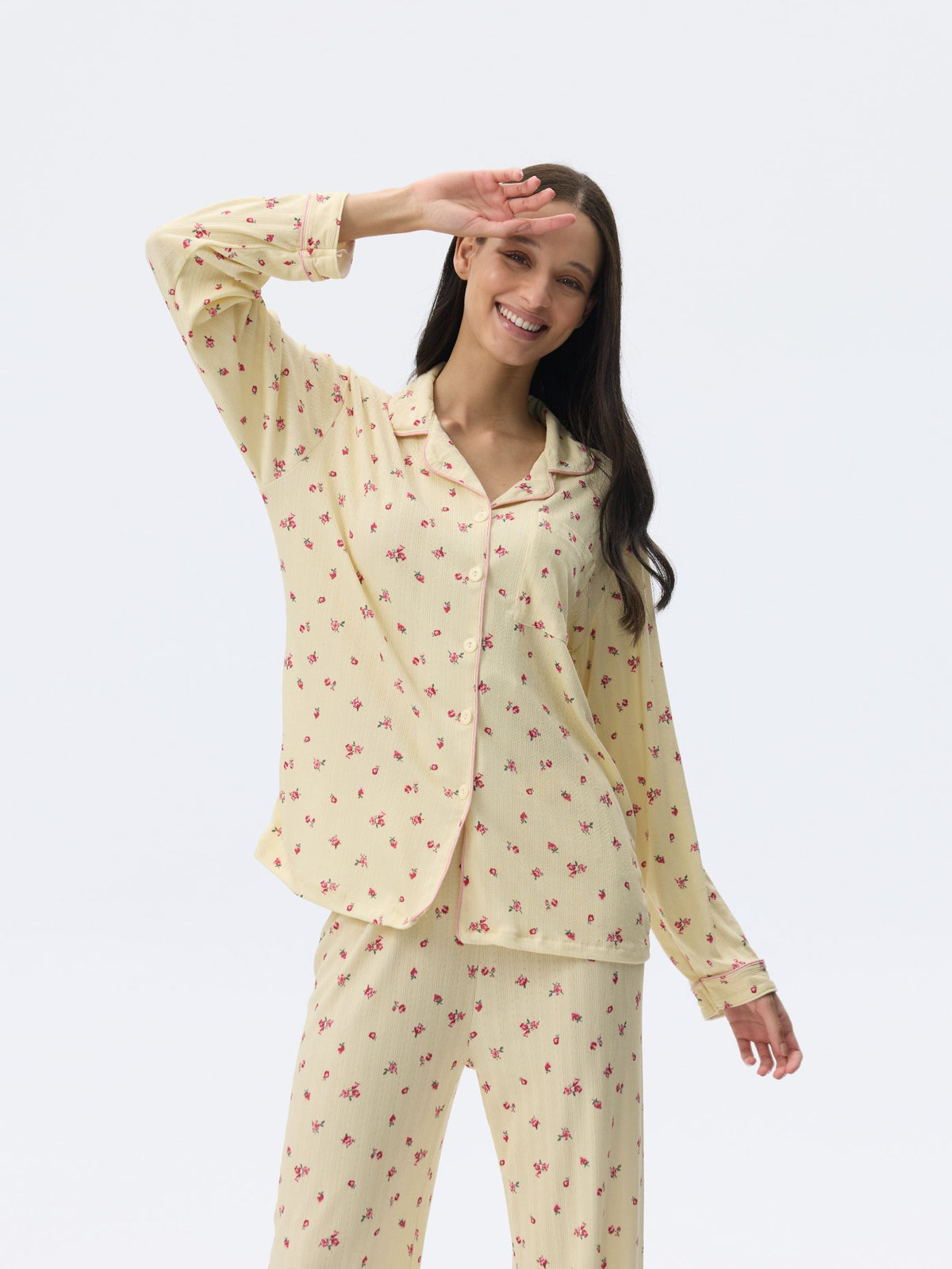 بيجامة نسائية - قطعتين (3XL-6XL)
