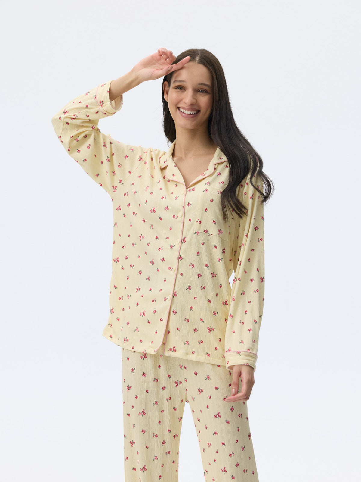 بيجامة نسائية - قطعتين (3XL-6XL)